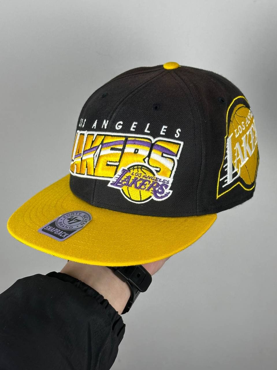 47 Brand 47 Brand Los Angeles Lakers Hardwood Classics Snapbac Size ONE SIZE - 3 Thumbnail