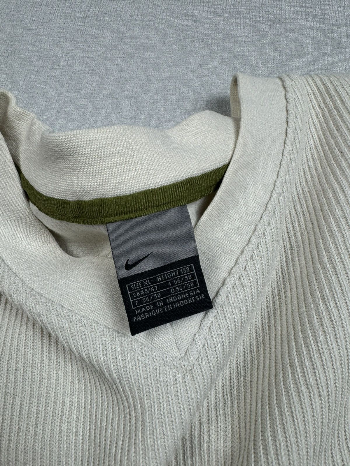 Nike × Vintage Men’s Vintage Nike V-Neck Sweatshirt size XL Size US XL / EU 56 / 4 - 5 Thumbnail