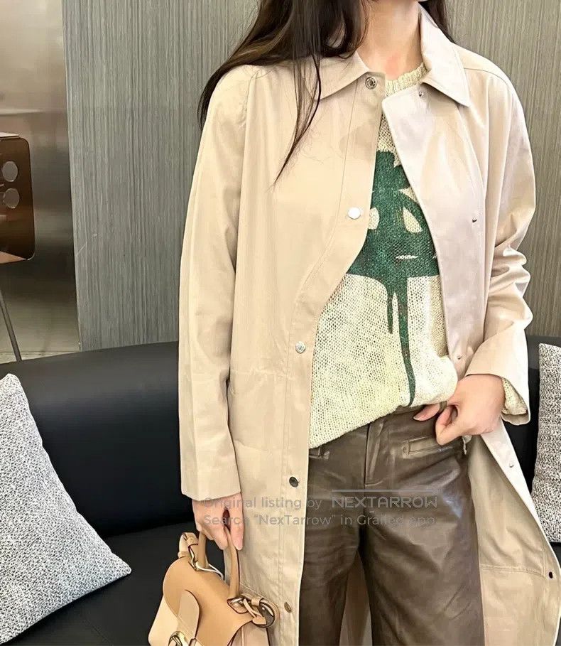 Hermes Hermes Khaki trench coat Size XS / US 0-2 / IT 36-38 - 9 Thumbnail