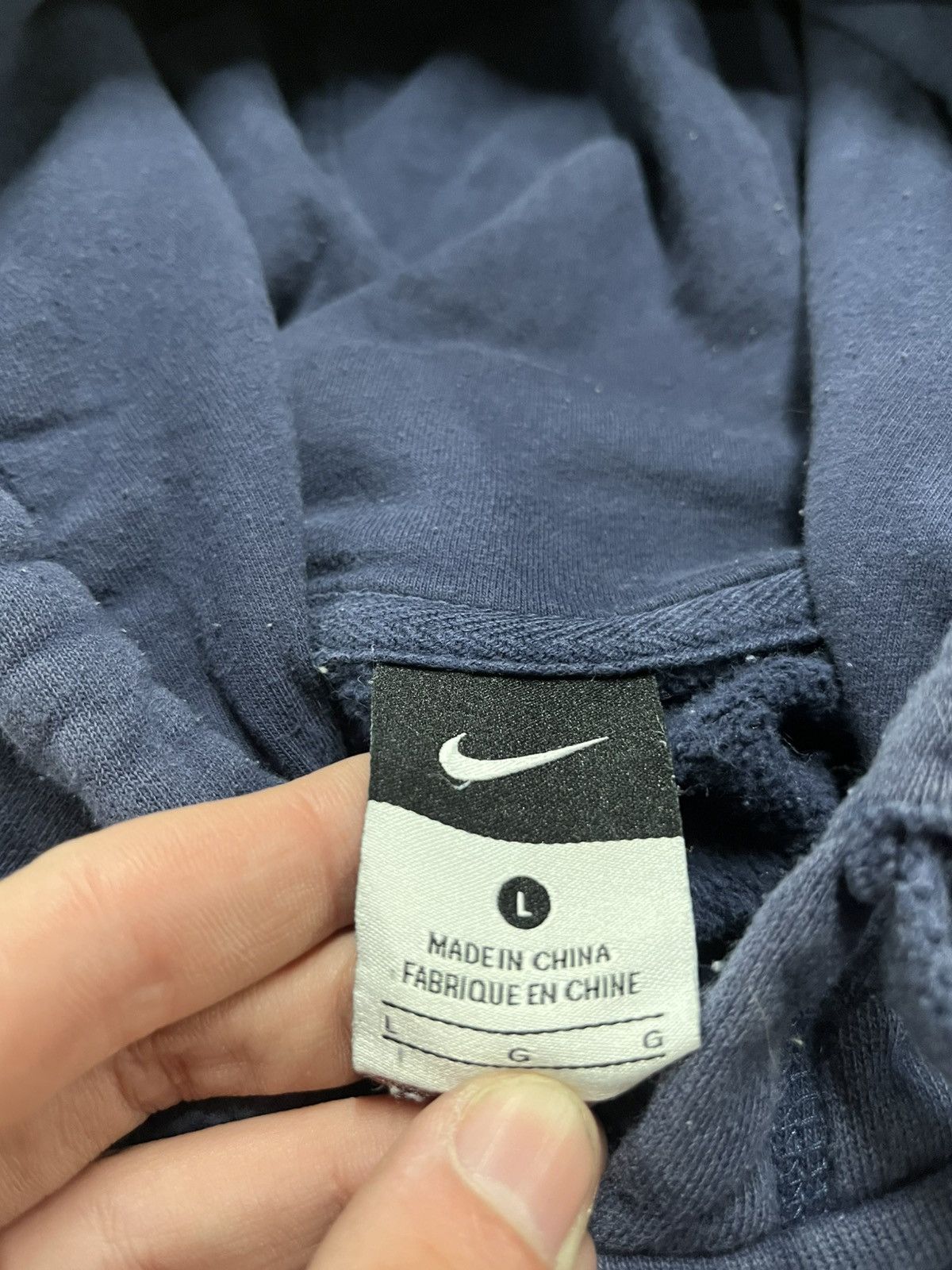 Nike × Vintage Nike center swoosh Penn state college thrashed faded hype Size US L / EU 52-54 / 3 - 9 Thumbnail