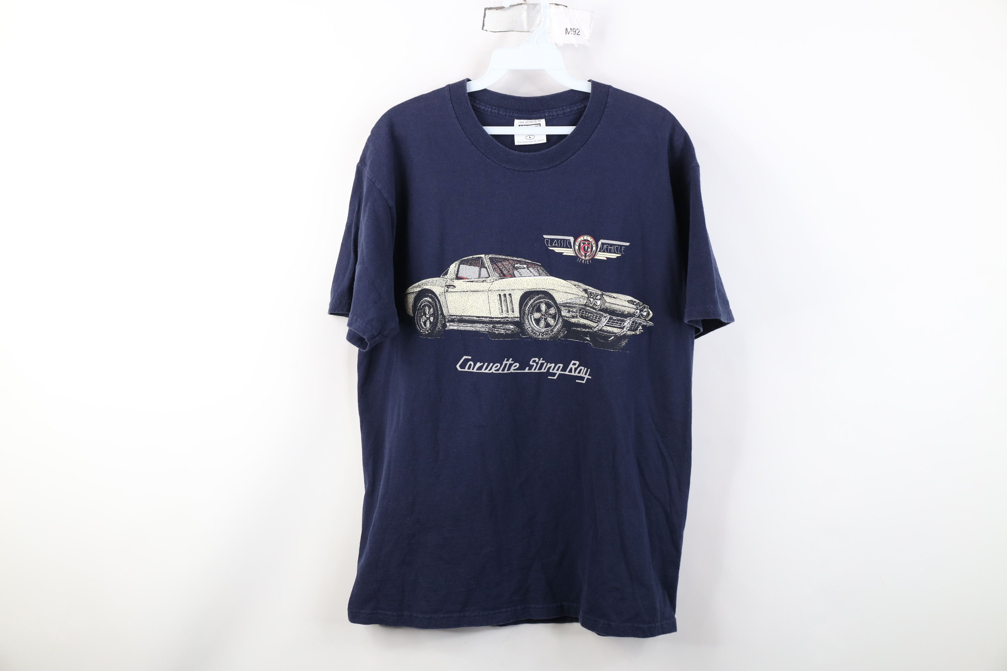 Vintage Vintage 90s Spell Corvette Sting Ray Muscle Car T-Shirt USA Size US L / EU 52-54 / 3 - 1 Thumbnail