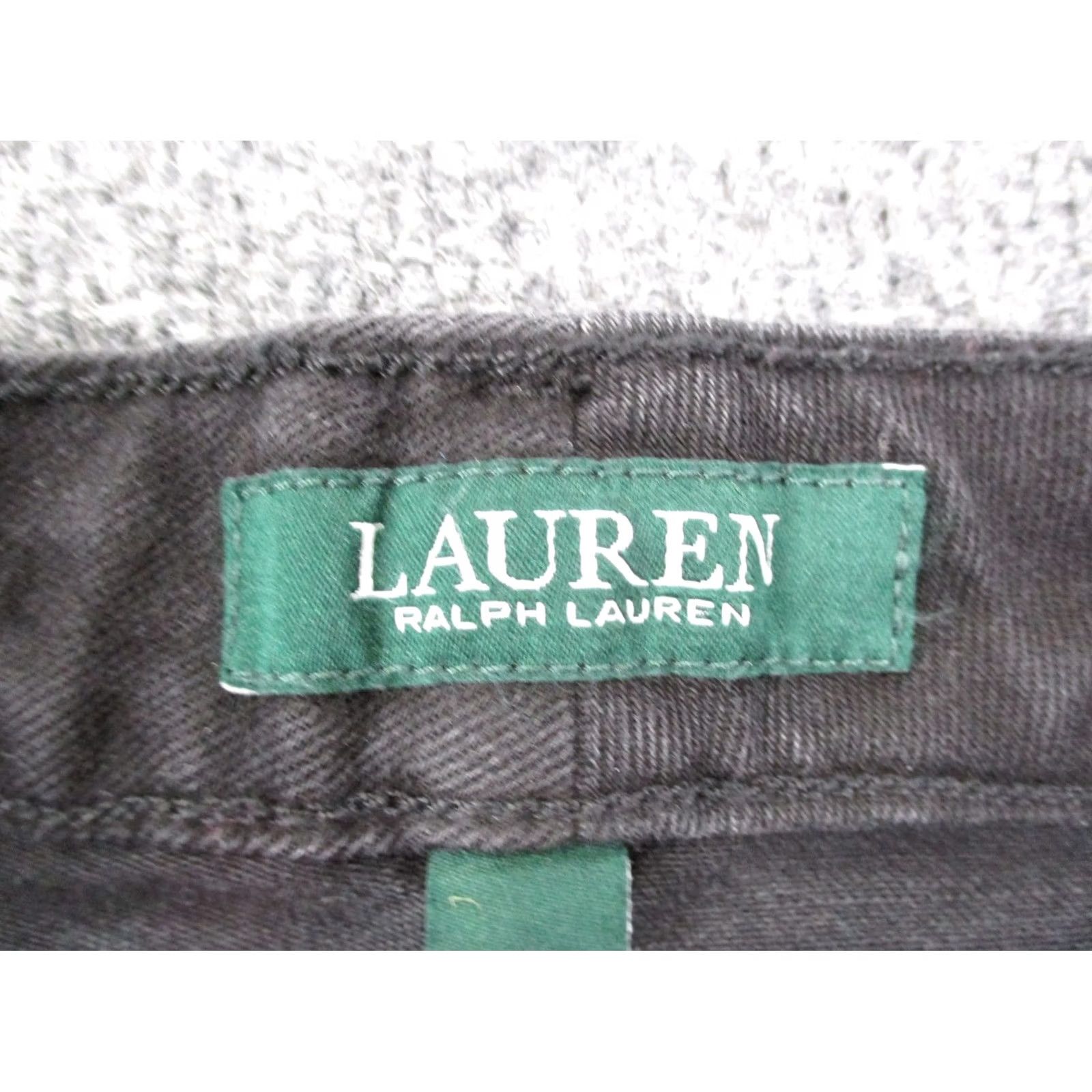 Ralph Lauren Ralph Lauren Jeans Womens 10 Denim Premier Straight Authentic Stretch Casual NEW Jeans Womens 10 Black Denim Straight Stretch Pockets 32W 28Inseam Size 24" / US 00 / IT 34 - 7 Thumbnail