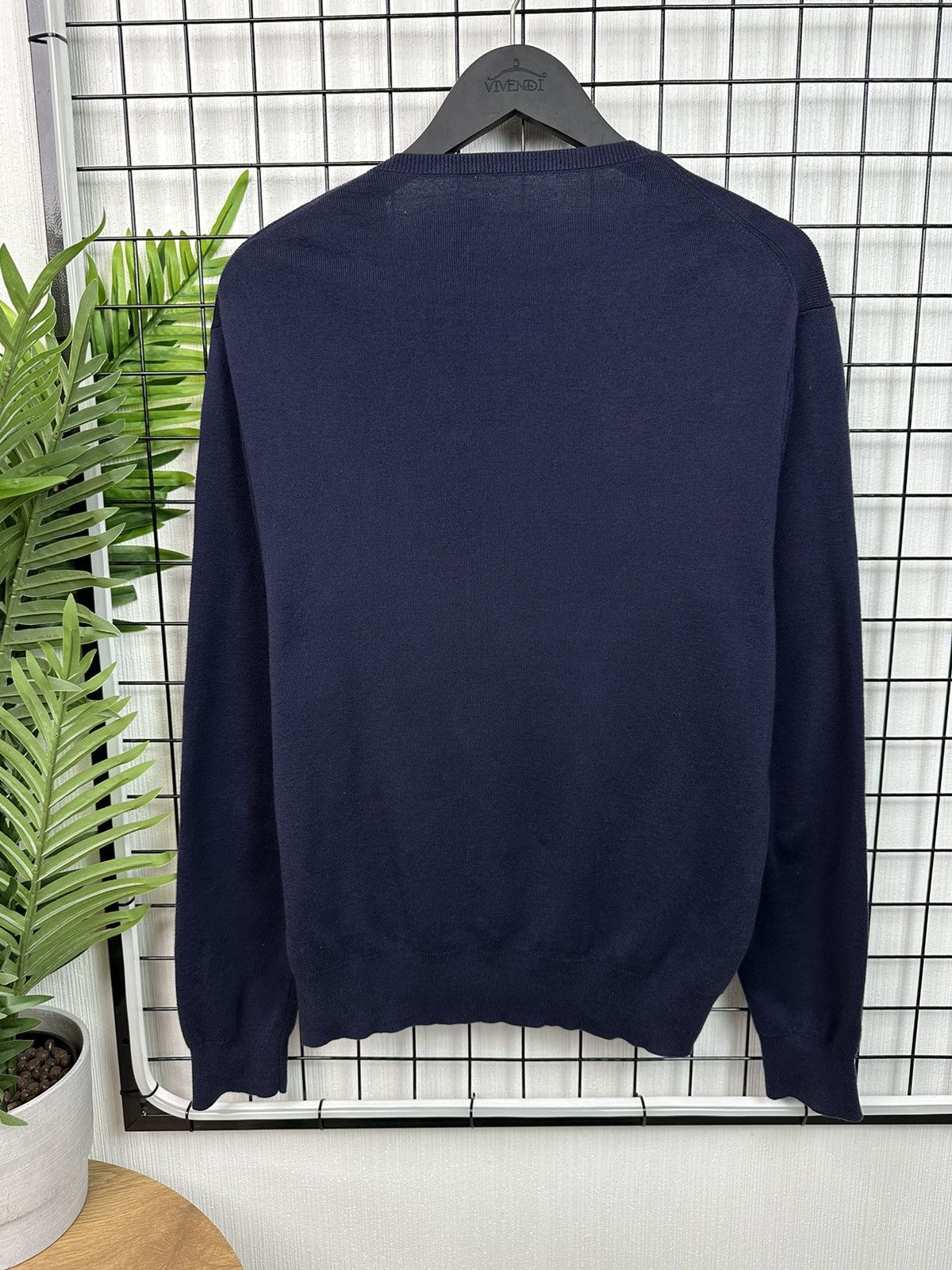 Polo Ralph Lauren × Ralph Lauren × Vintage Vintage Polo Ralph Lauren Orange Logo Men L Light Sweater Size US L / EU 52-54 / 3 - 11 Thumbnail