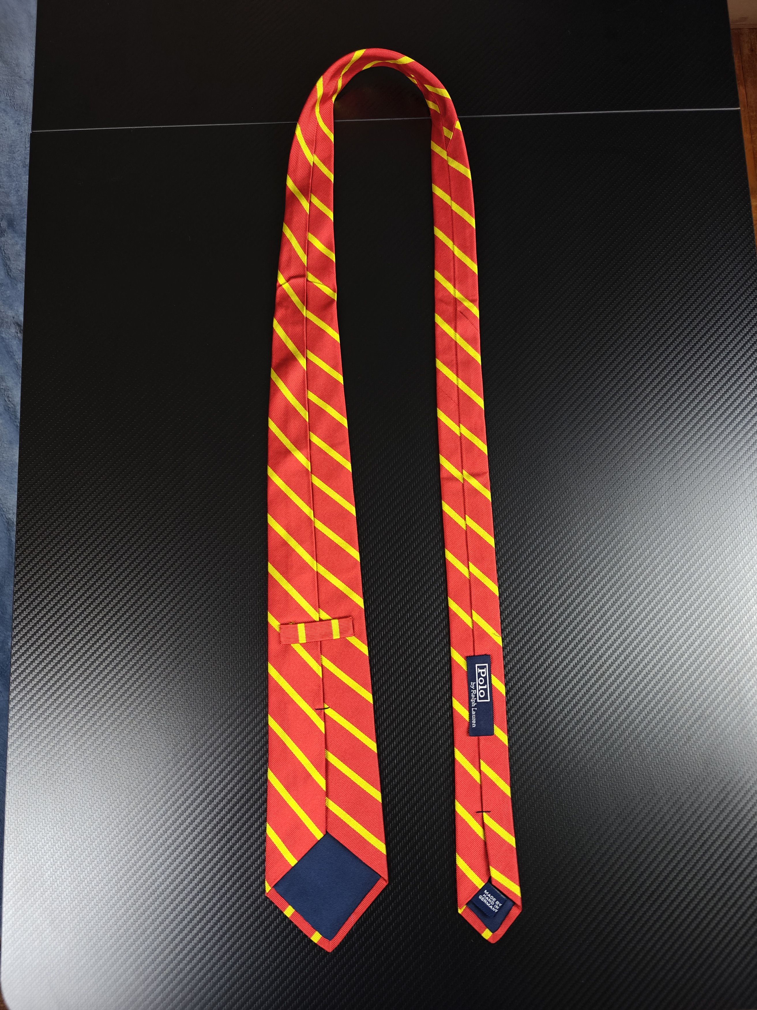 Polo Ralph Lauren Polo Ralph Lauren Silk Tie Germany Striped Size ONE SIZE - 7 Thumbnail