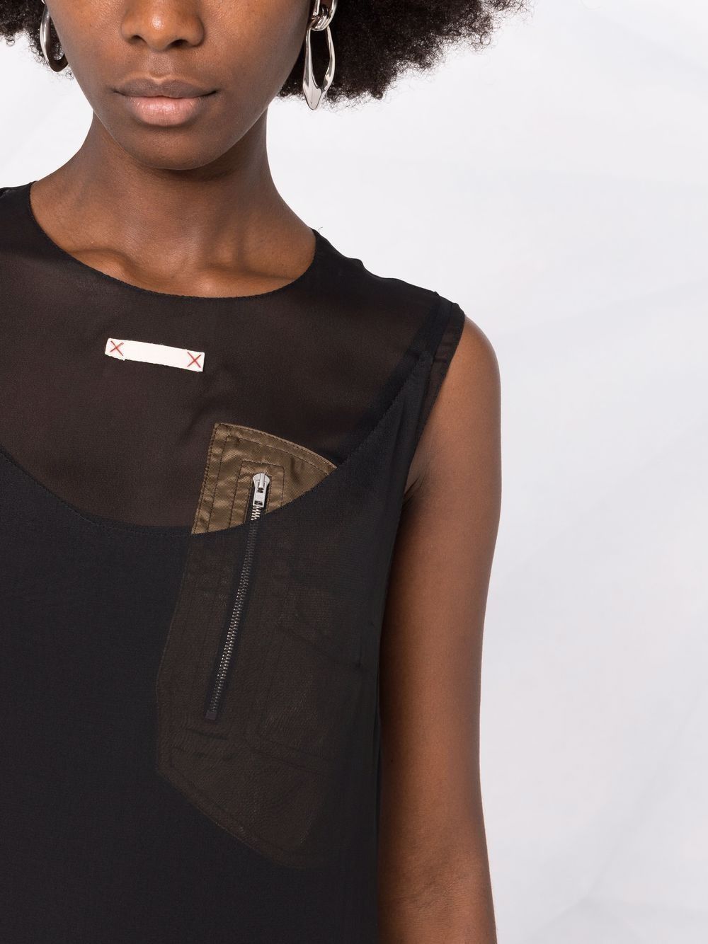 Maison Margiela o1y0625 Maxi Dress in Black Size M / US 6-8 / IT 42-44 - 2 Thumbnail