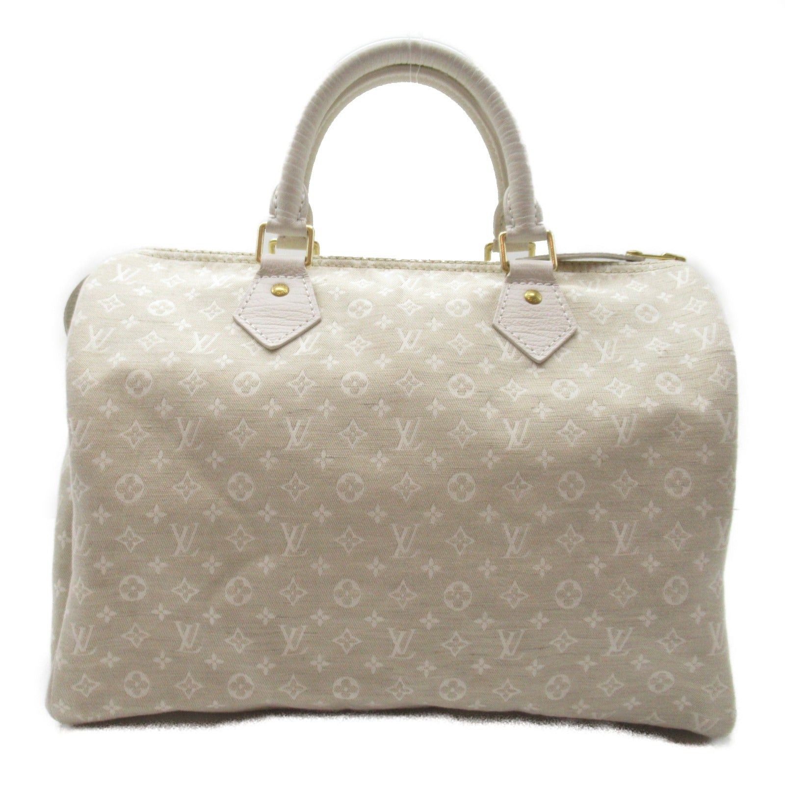 Louis Vuitton Louis Vuitton Speedy 30 Handbag Coated Canvas Monogram Mini Ran White Dune Size ONE SIZE - 1 Thumbnail