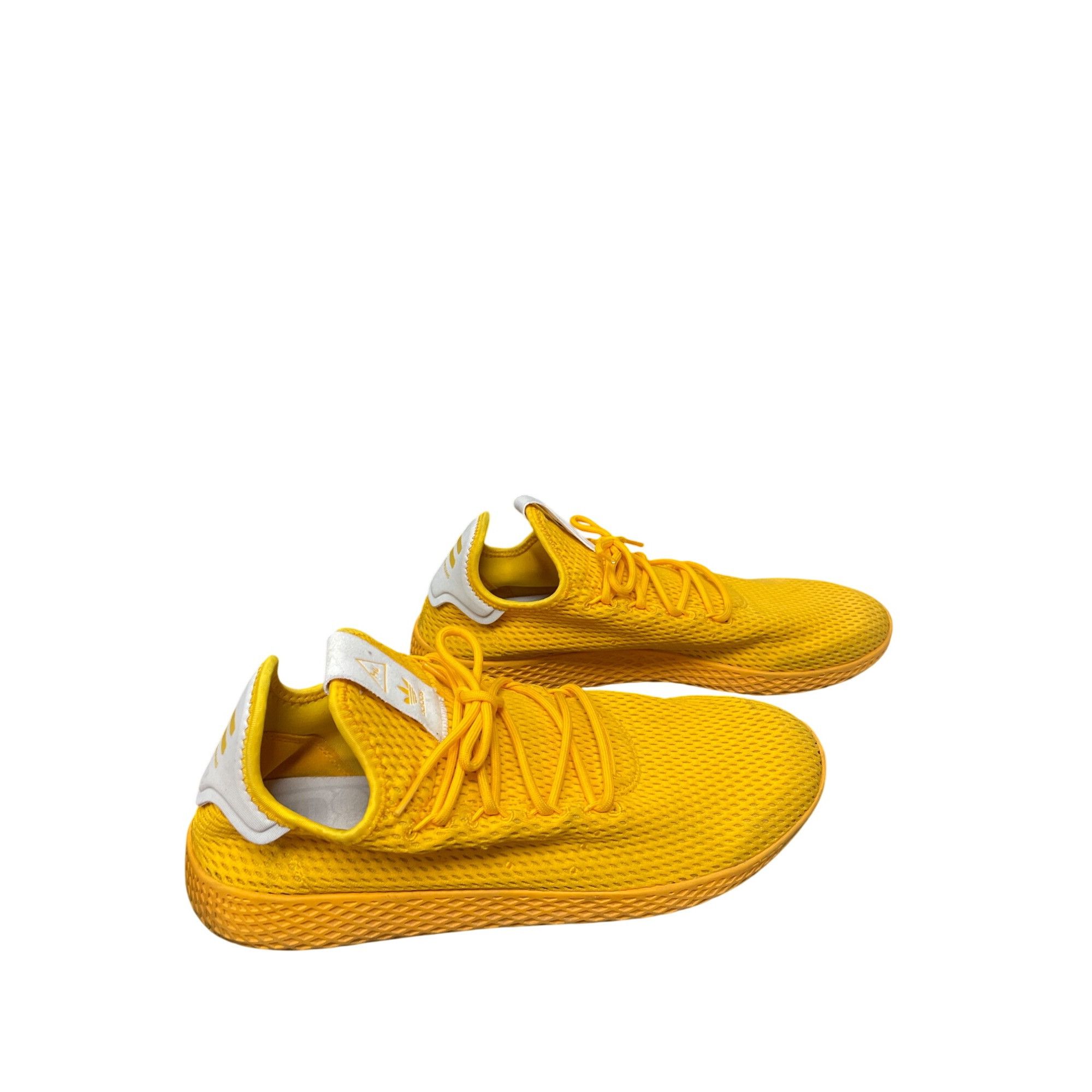 Adidas Adidas Pharrell Williams Tennis Hu Mens Yellow Mesh Sneakers Size US 13 / EU 46 - 4 Thumbnail