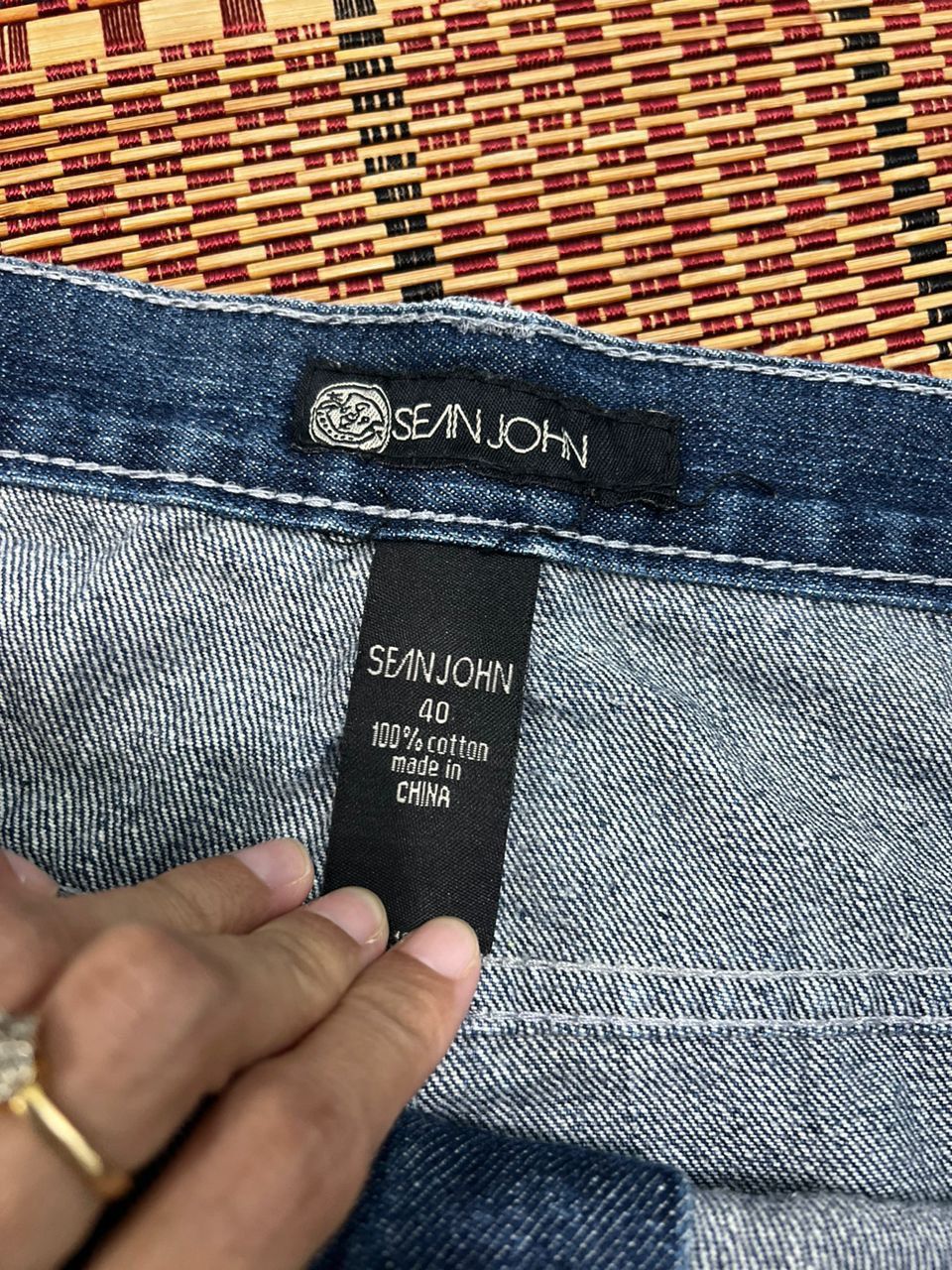 Sean John Sean John Embroidery Denim Baggy Jeans Size US 40 / EU 56 - 5 Thumbnail