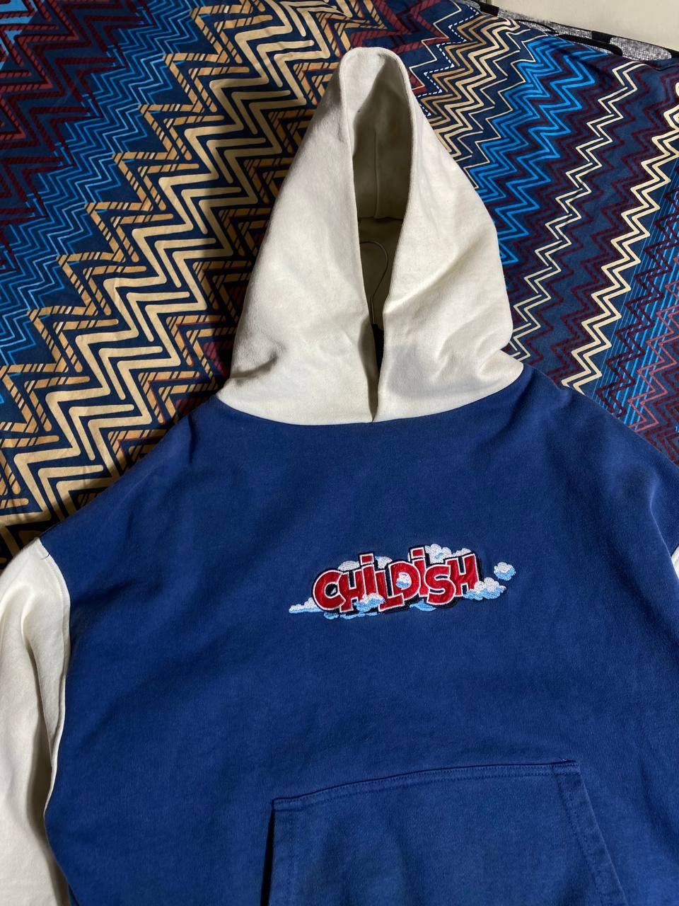 CHILDS × Vintage Childish Theme Park Big Logo Blue Hoodie Vintage Size US S / EU 44-46 / 1 - 9 Thumbnail