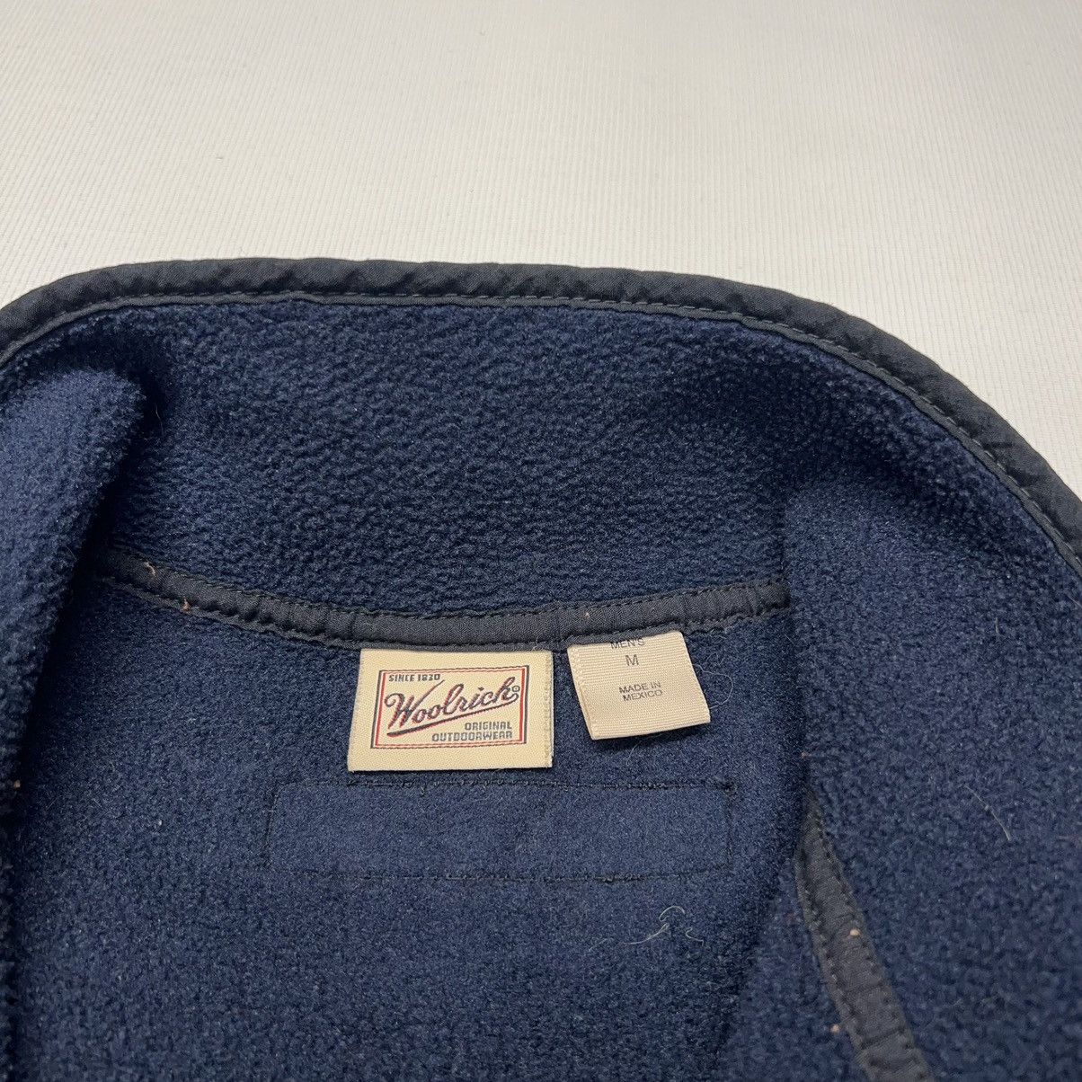 Vintage × Woolrich Woolen Mills VTG Woolrich 1/4 Zip Sweater Blue Fleece Pullover Polartec Size US M / EU 48-50 / 2 - 5 Thumbnail