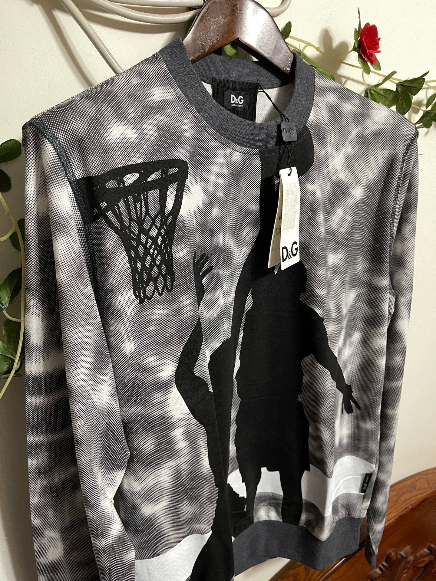 Dolce & Gabbana Dolce & Gabbana Slim 100% Cotton Sweatshirt 52 Size US L / EU 52-54 / 3 - 3 Thumbnail