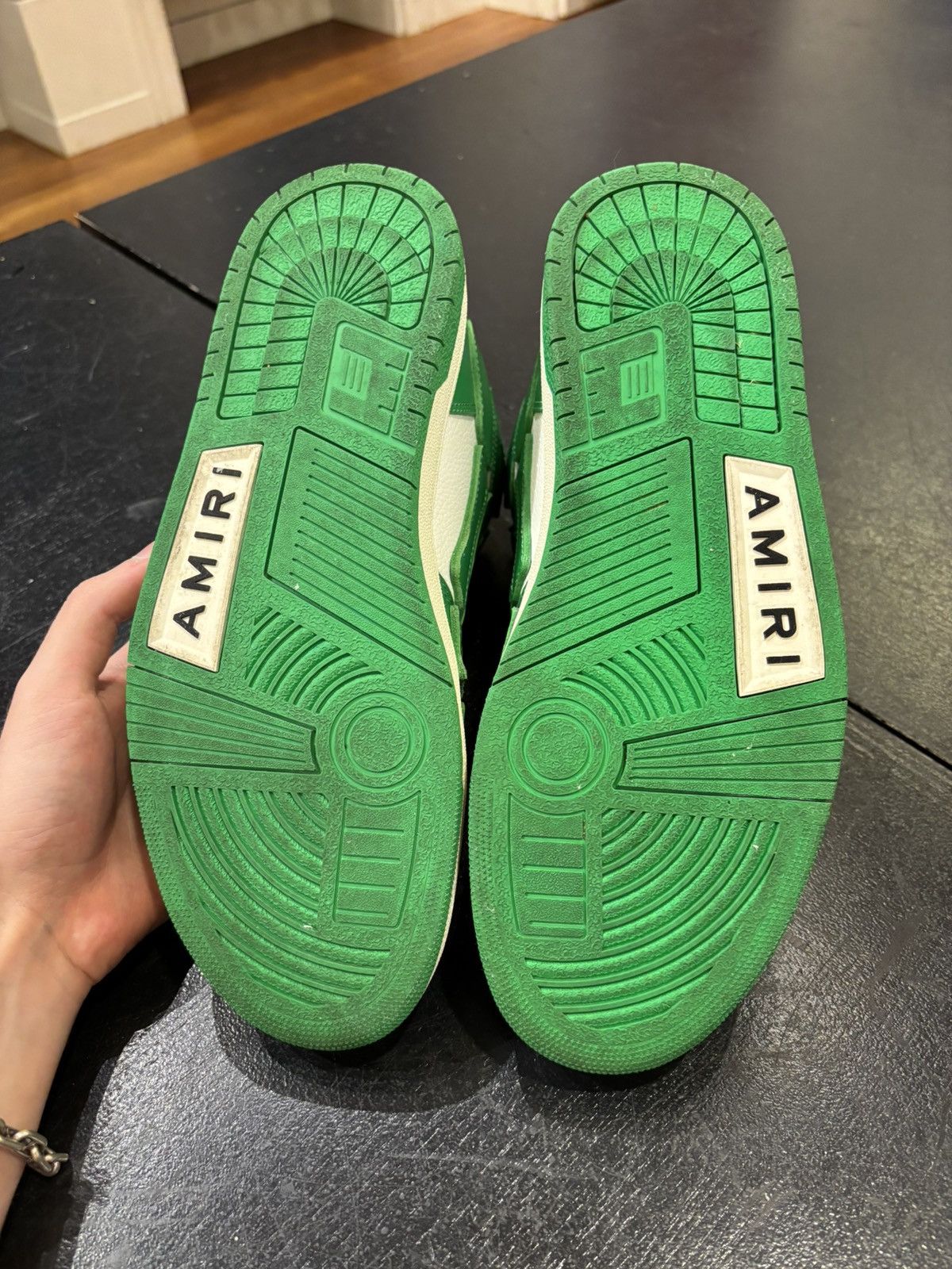 Amiri Amiri skele high top sneakers green Size US 10 / EU 43 - 7 Thumbnail