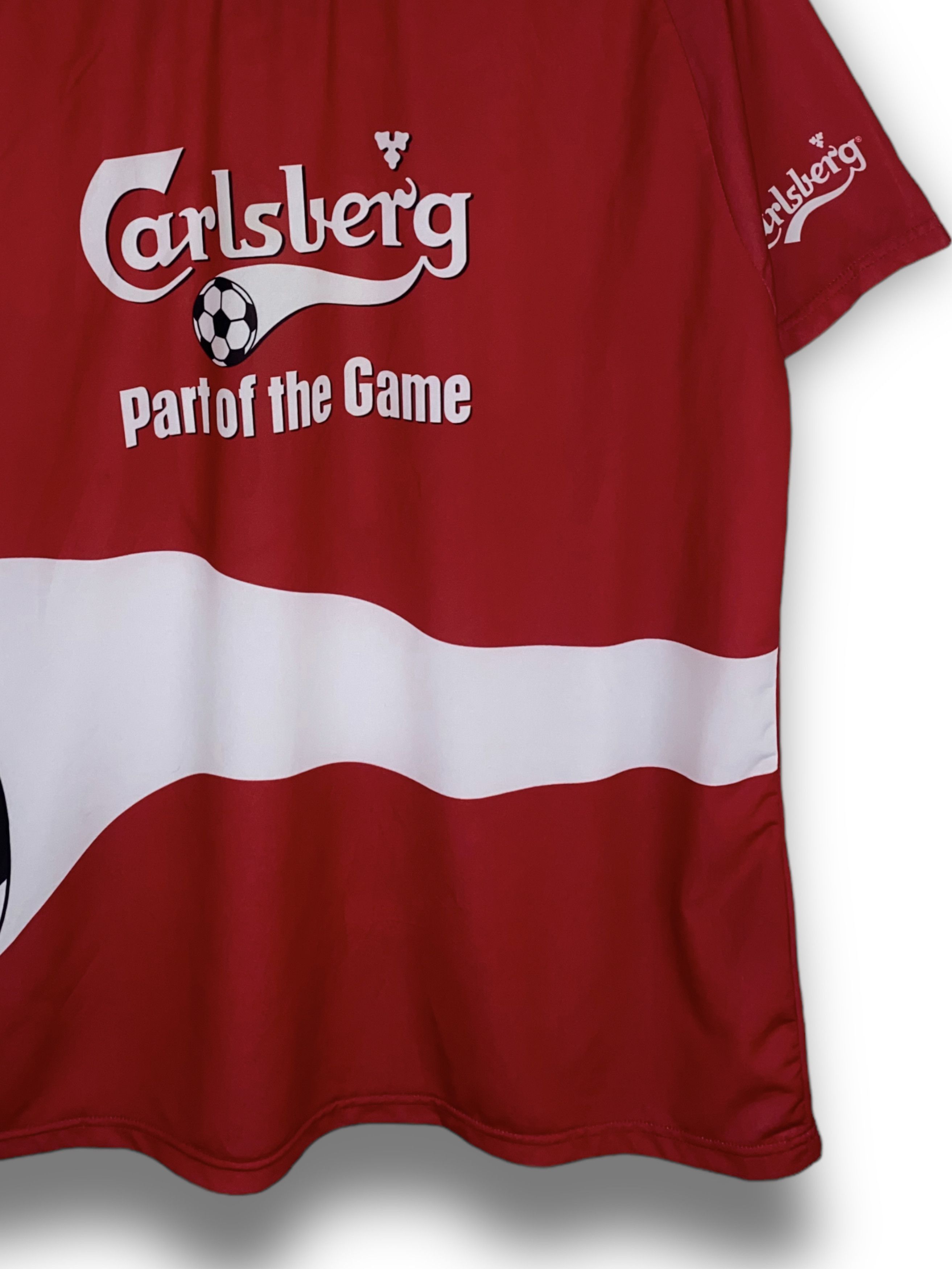 Vintage 90s Vintage SUISSE Carlsberg Red Soccer Jersey M491 Size US XL / EU 56 / 4 - 2 Thumbnail