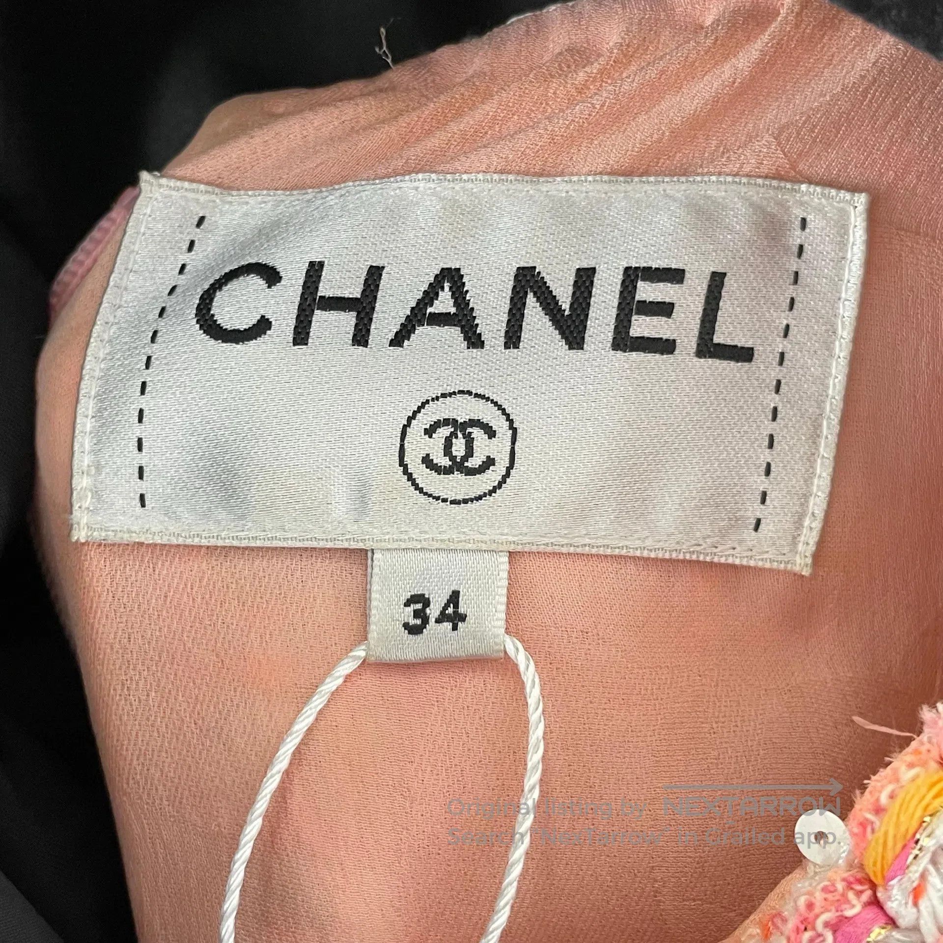 Chanel Chanel Cruise series orange tweed sequin dress size 34| Size XXS / US 00 / IT 34 - 7 Thumbnail