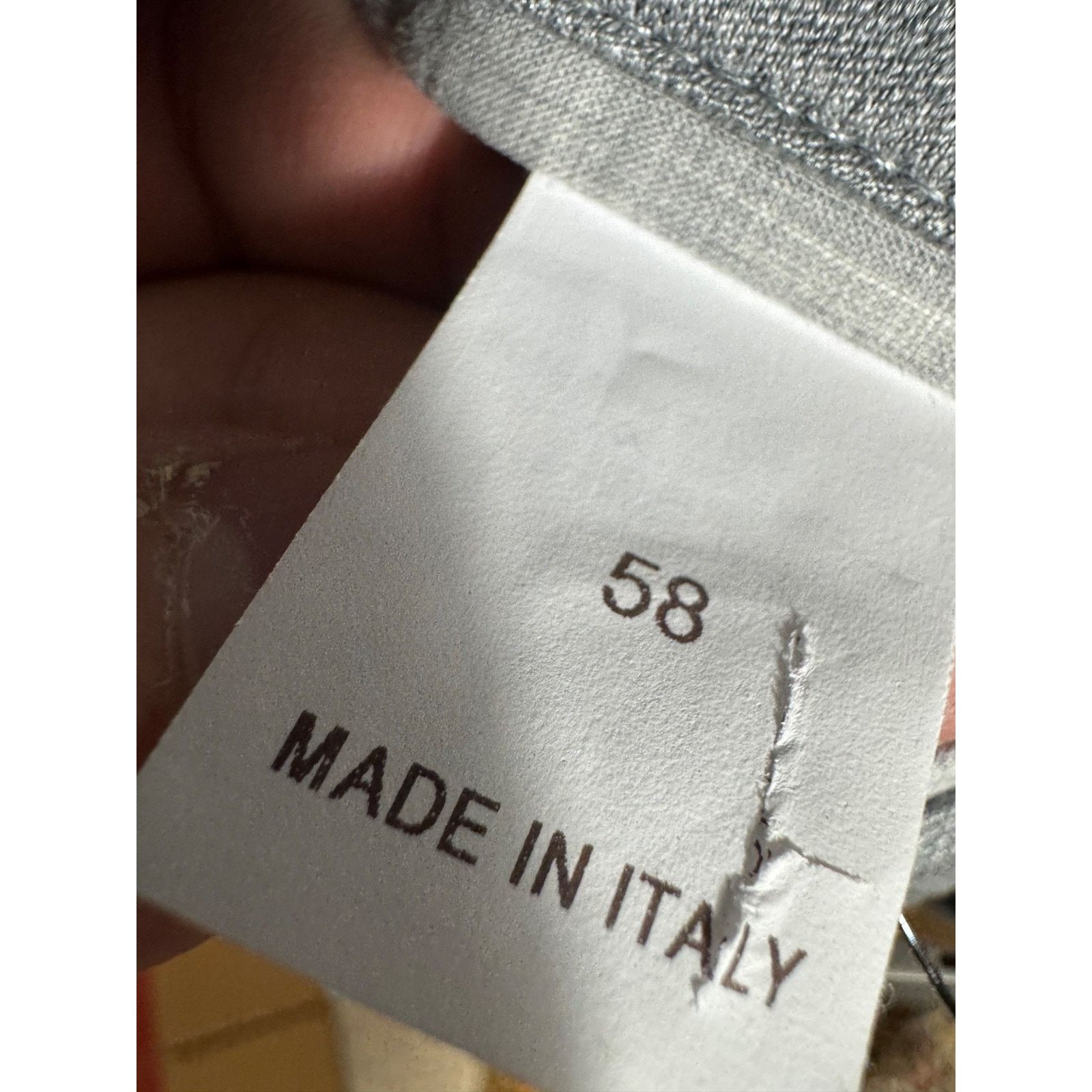 Brunello Cucinelli Brunello Cucinelli Knit stretch Blazer Cotton Silk Gray 46R Size 46R - 4 Thumbnail