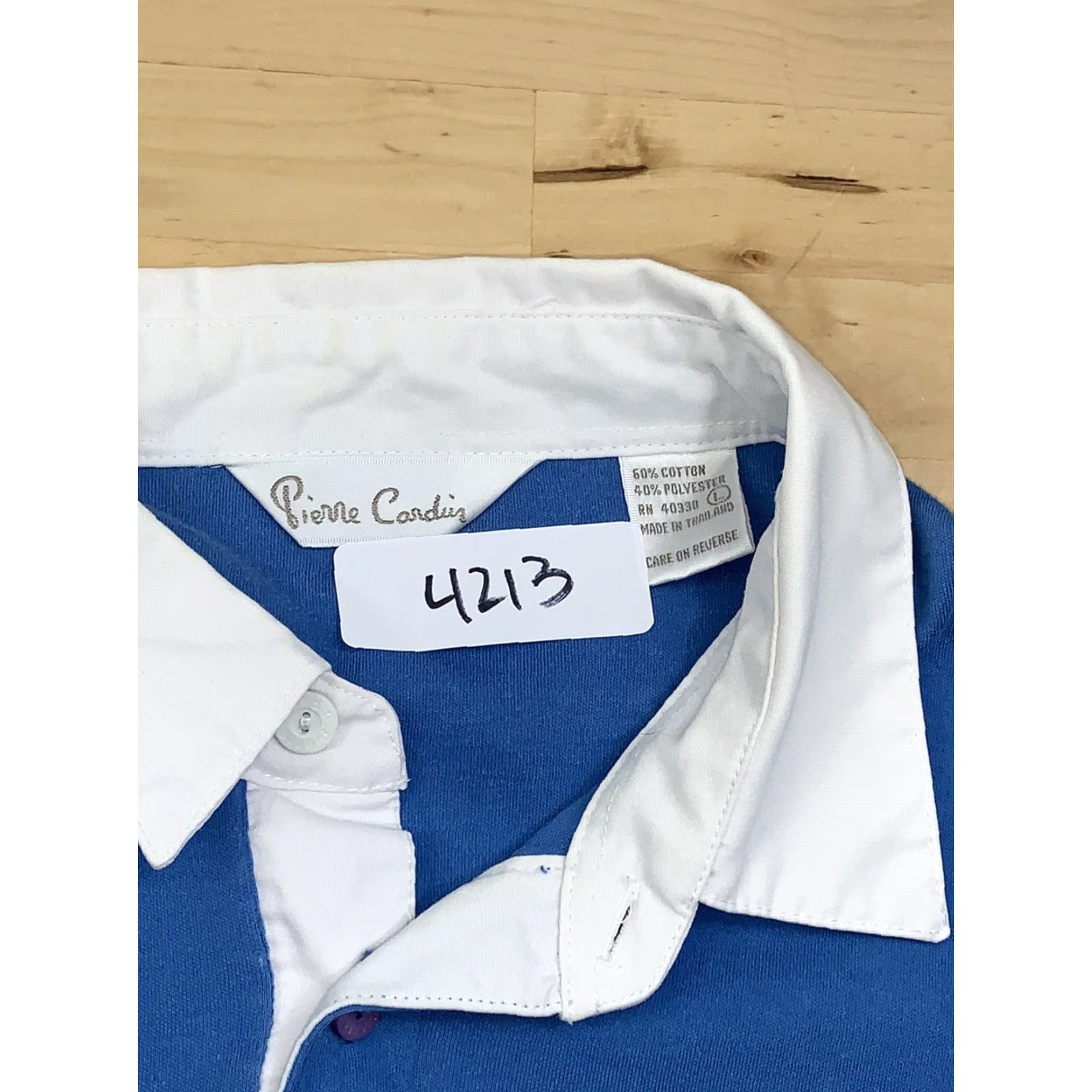 Pierre Cardin Pierre Cardin Polo Collared L Blue Short Sleeve Colorblock Men Polo L Blue Colorblock Shirt Polo Pierre Cardin Mens L Blue Size US L / EU 52-54 / 3 - 3 Thumbnail