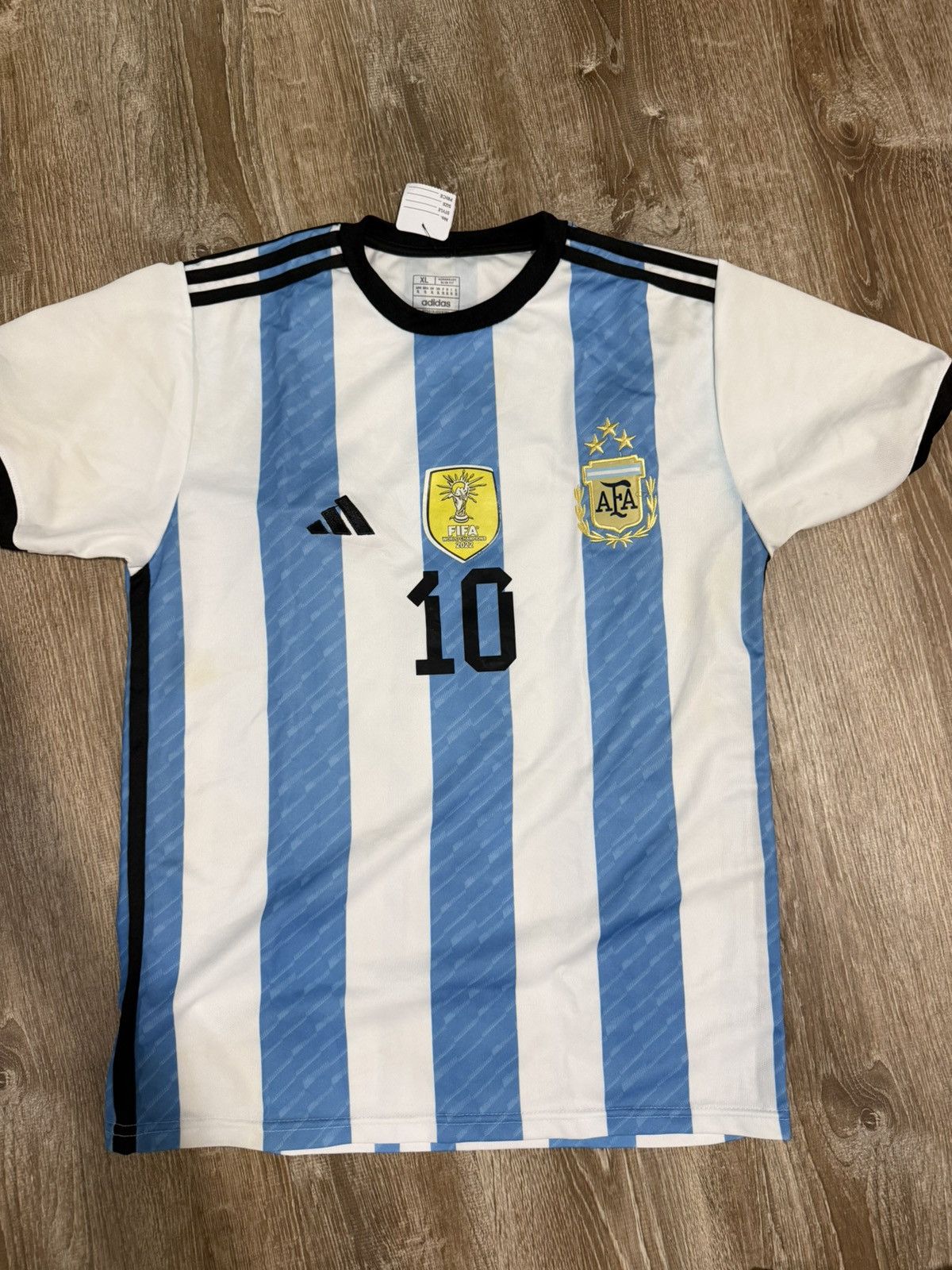 Adidas Adidas Argentina Messi #10 Size US L / EU 52-54 / 3 - 1 Thumbnail