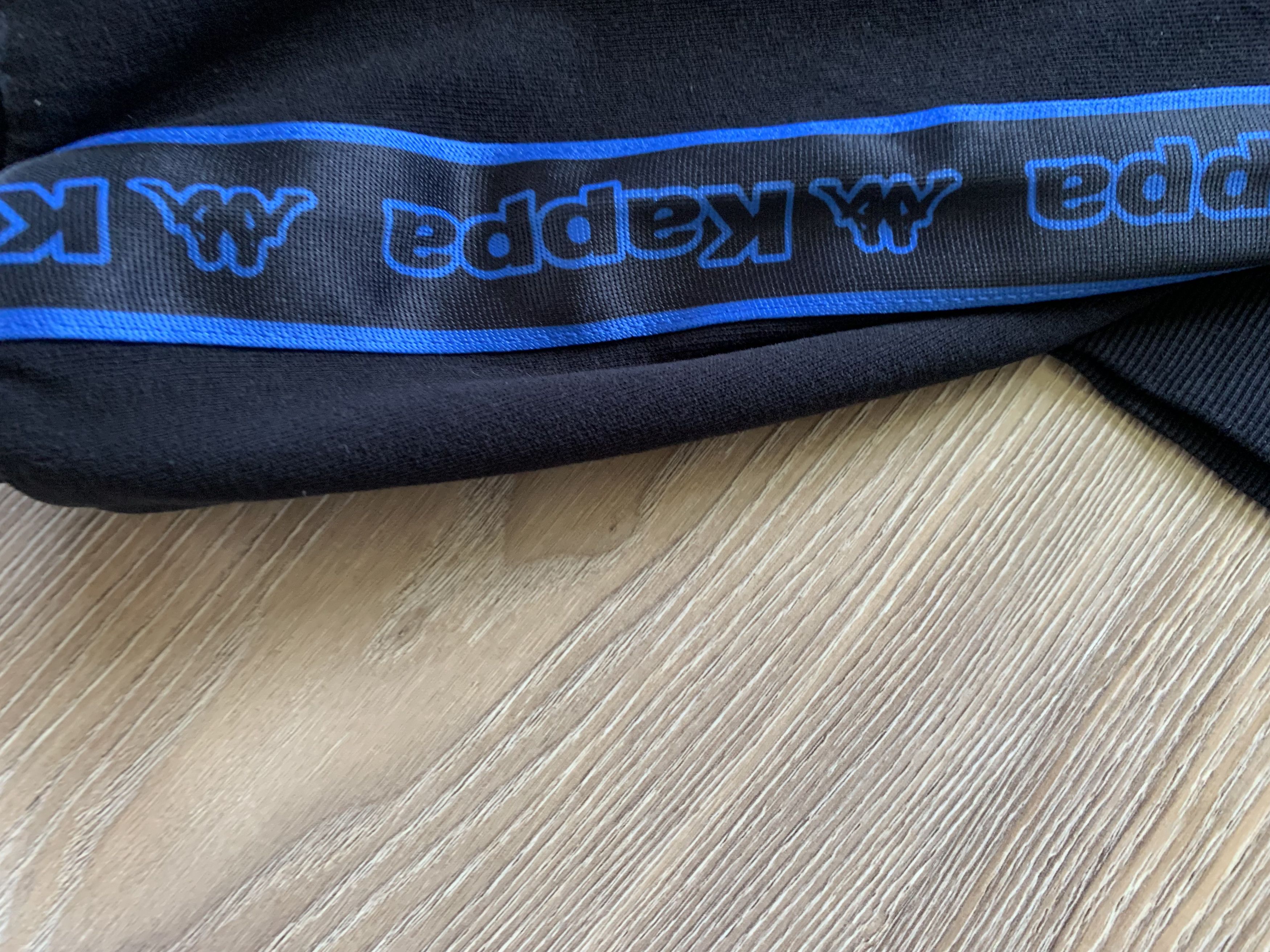 Kappa Kappa Black Big Logo Cotton Lampas Sweatshirt Size US M / EU 48-50 / 2 - 6 Thumbnail