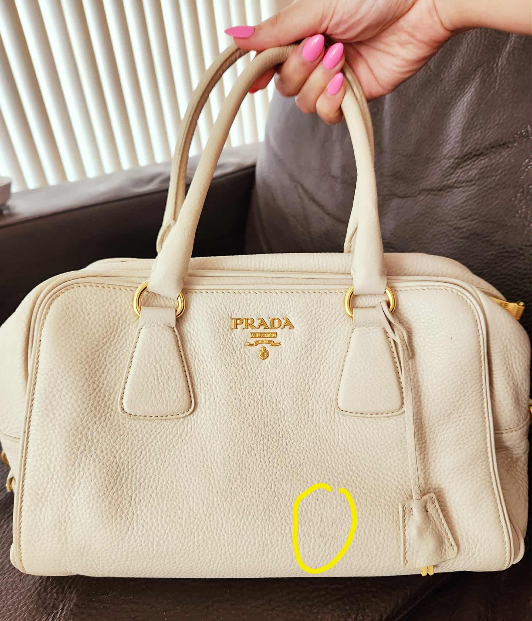 Prada VITELLO daino double boston bag