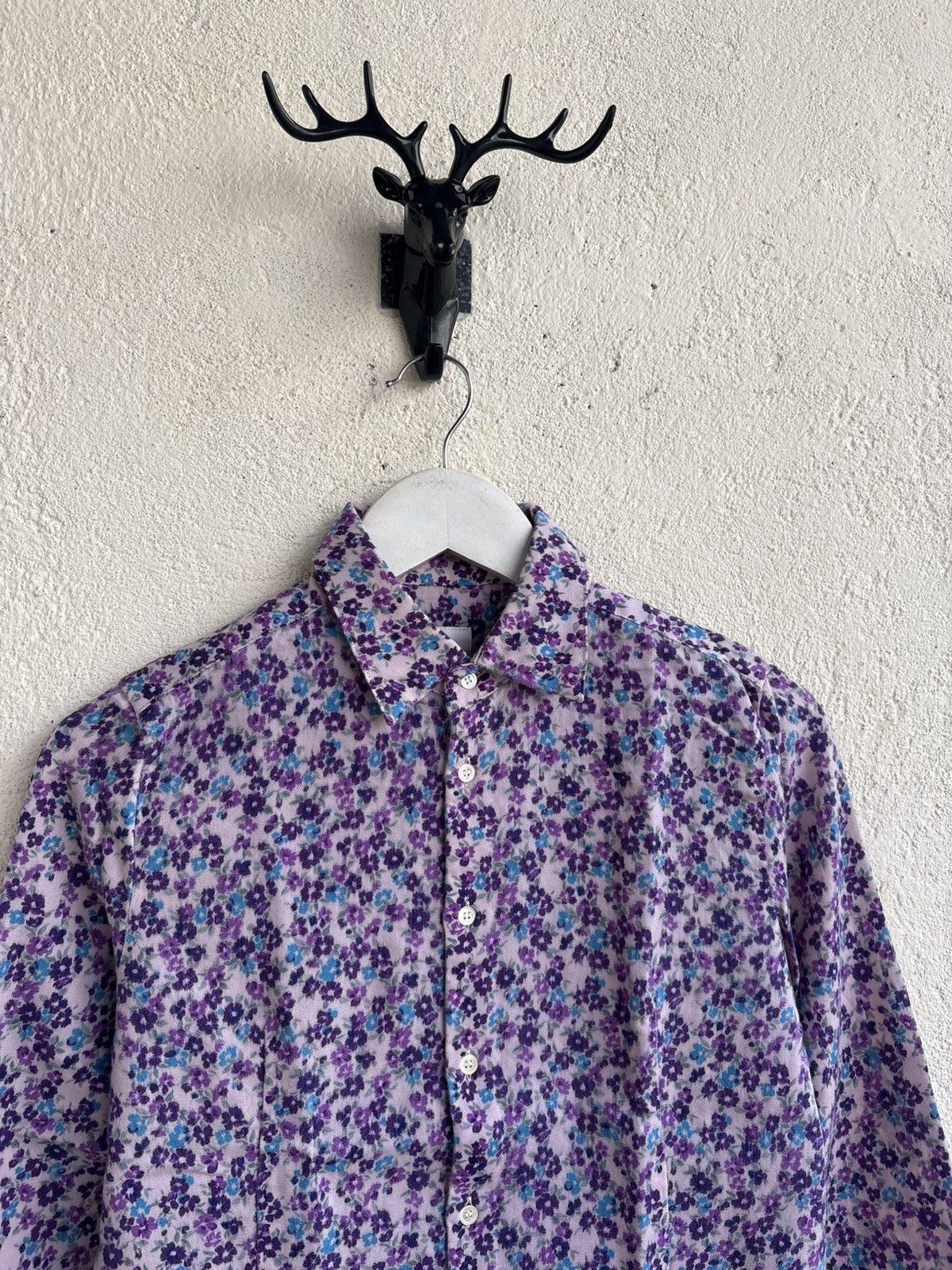 Issey Miyake Vintage 90s Issey miyake flower shirt Size M / US 6-8 / IT 42-44 - 2 Thumbnail