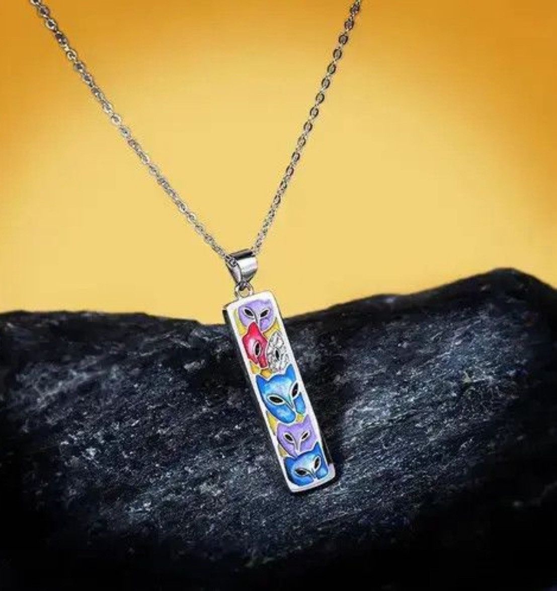 Jewelry Cute Cat Unique Pendant Necklace Size ONE SIZE - 3 Thumbnail