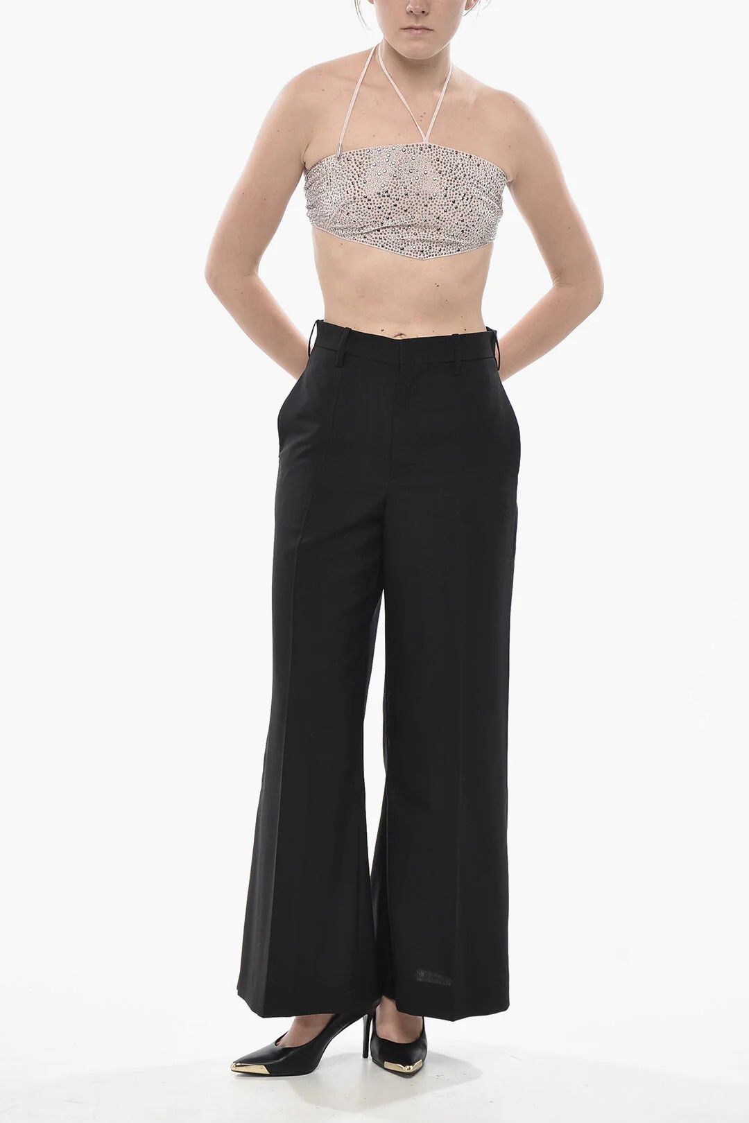 Marni og1mm0326 Virgin Wool 4-Pocket Pant in Black Size 28" / US 6 / IT 42 - 4 Thumbnail
