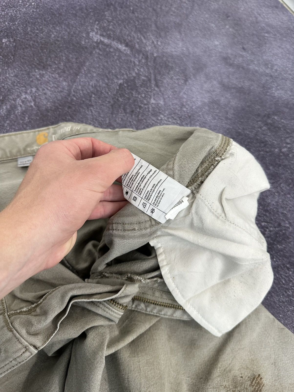 Carhartt Vintage Carhartt Distressed Cargo Carpenter Baggy Work Pants Size US 36 / EU 52 - 14 Thumbnail
