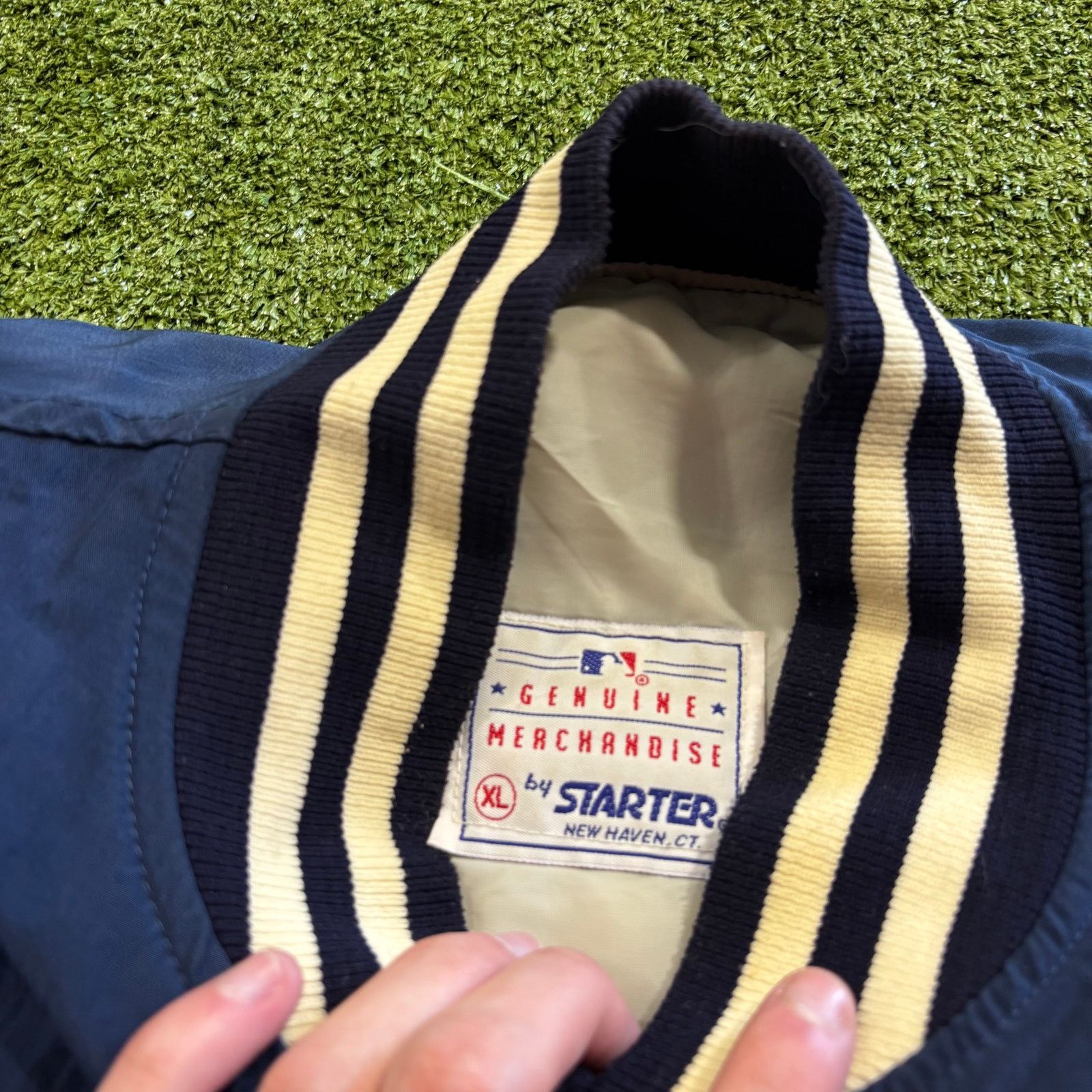 Starter Vintage 80s-90s New York Yankees Starter windbreaker puffer Size US XL / EU 56 / 4 - 4 Thumbnail