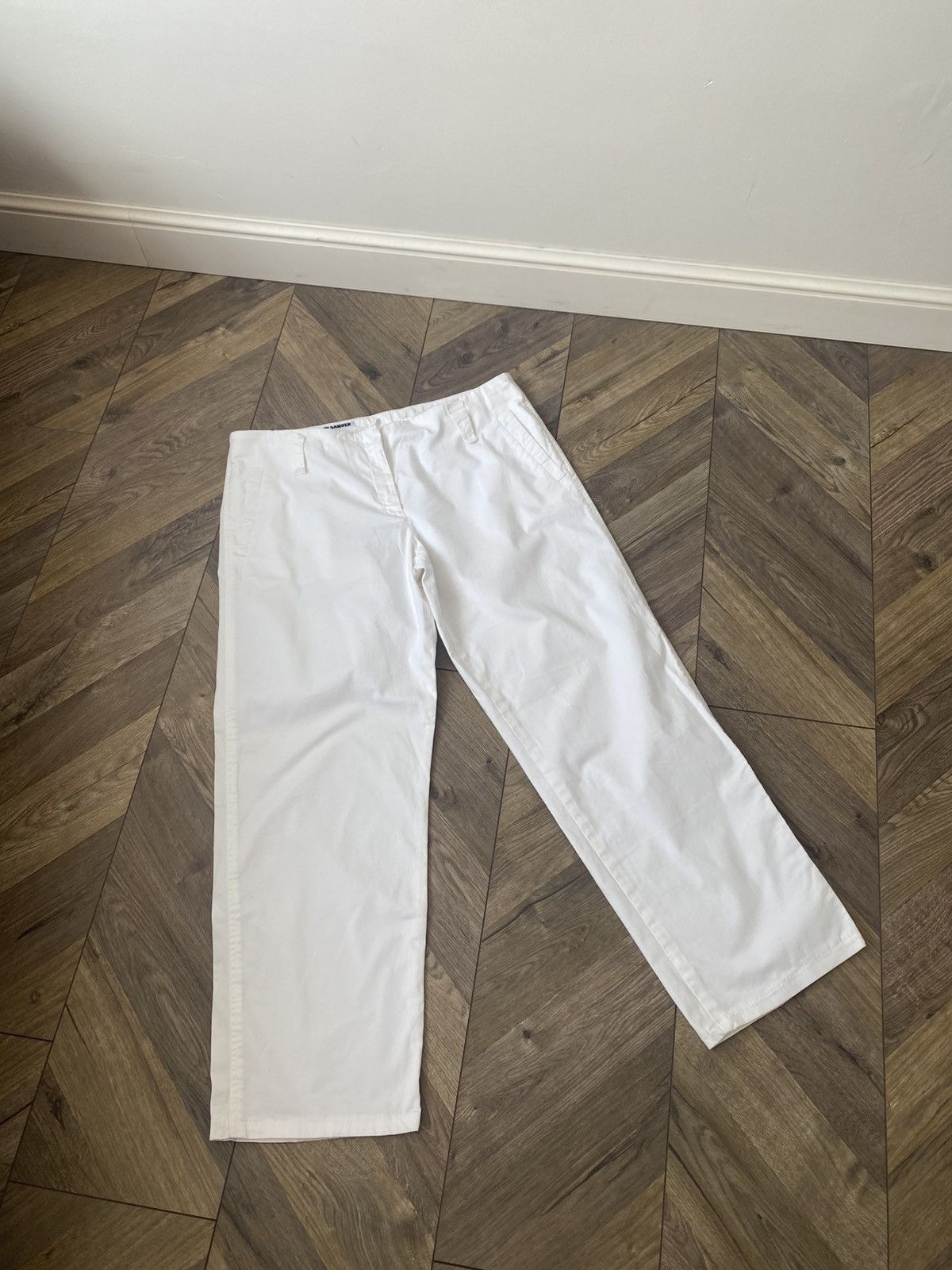Jil Sander Vintage Jil Sander Women’s white pants Size 30" / US 8 / IT 44 - 3 Thumbnail