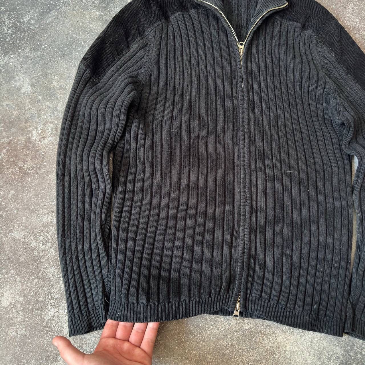 Alpha Industries Alpha Industries Vintage Ribbed Knit Zip Sweater Size US M / EU 48-50 / 2 - 4 Thumbnail