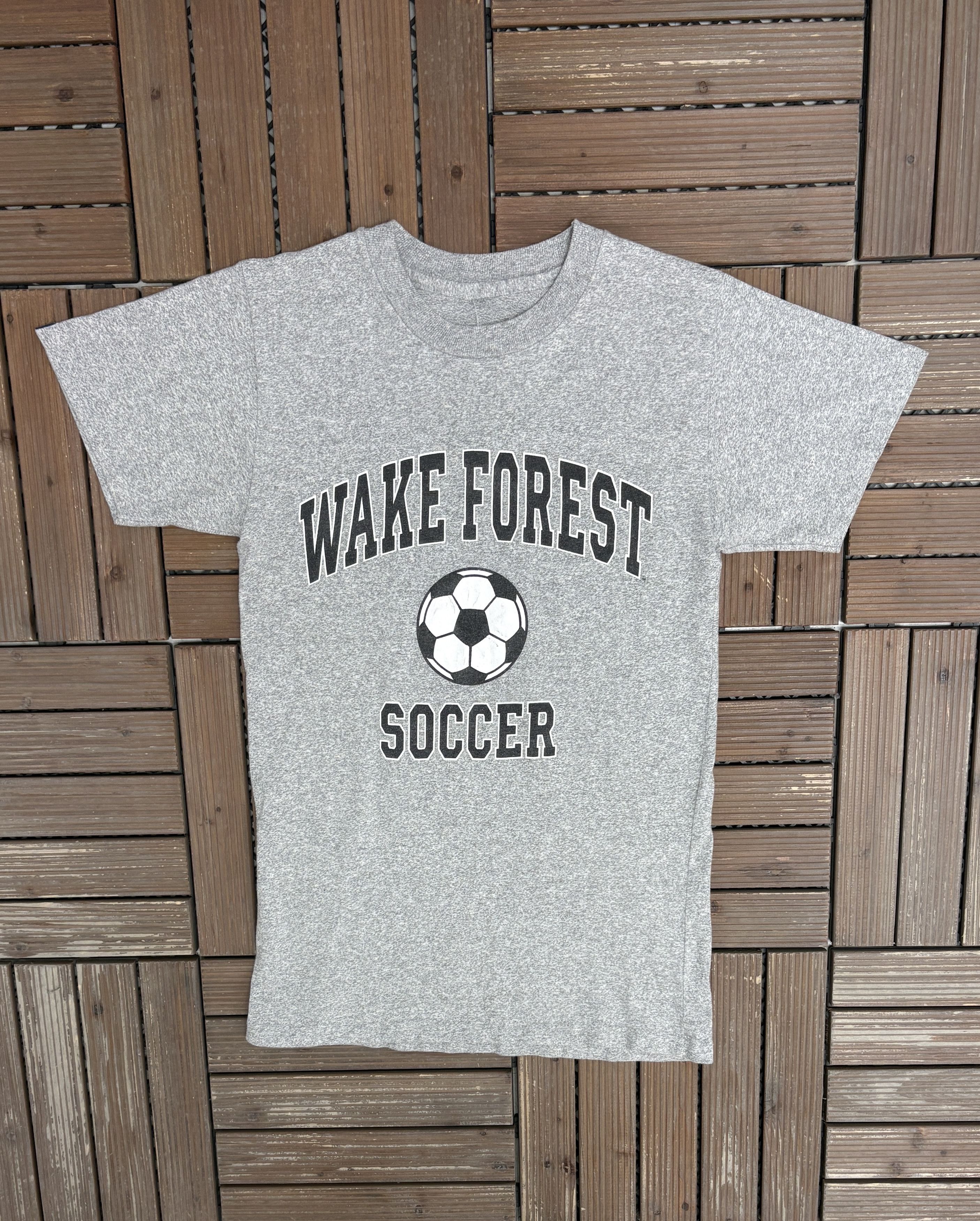 Vintage Wake Forest Demon Deacons Soccer Vintage Grey Tee Size US S / EU 44-46 / 1 - 1 Thumbnail