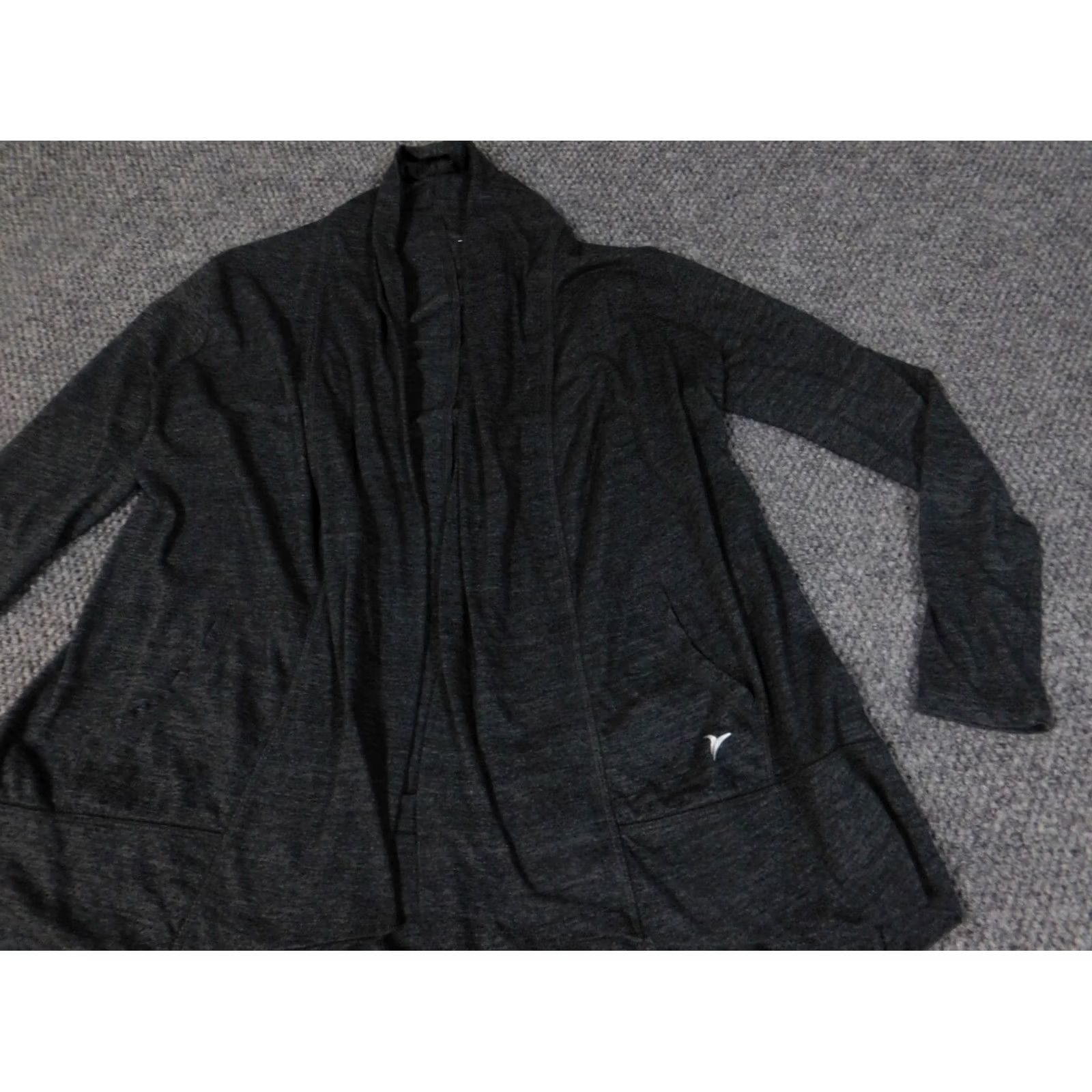 Old Navy Old Navy Sweater Womens Small Gray cardigan active open chest Size S / US 4 / IT 40 - 3 Thumbnail