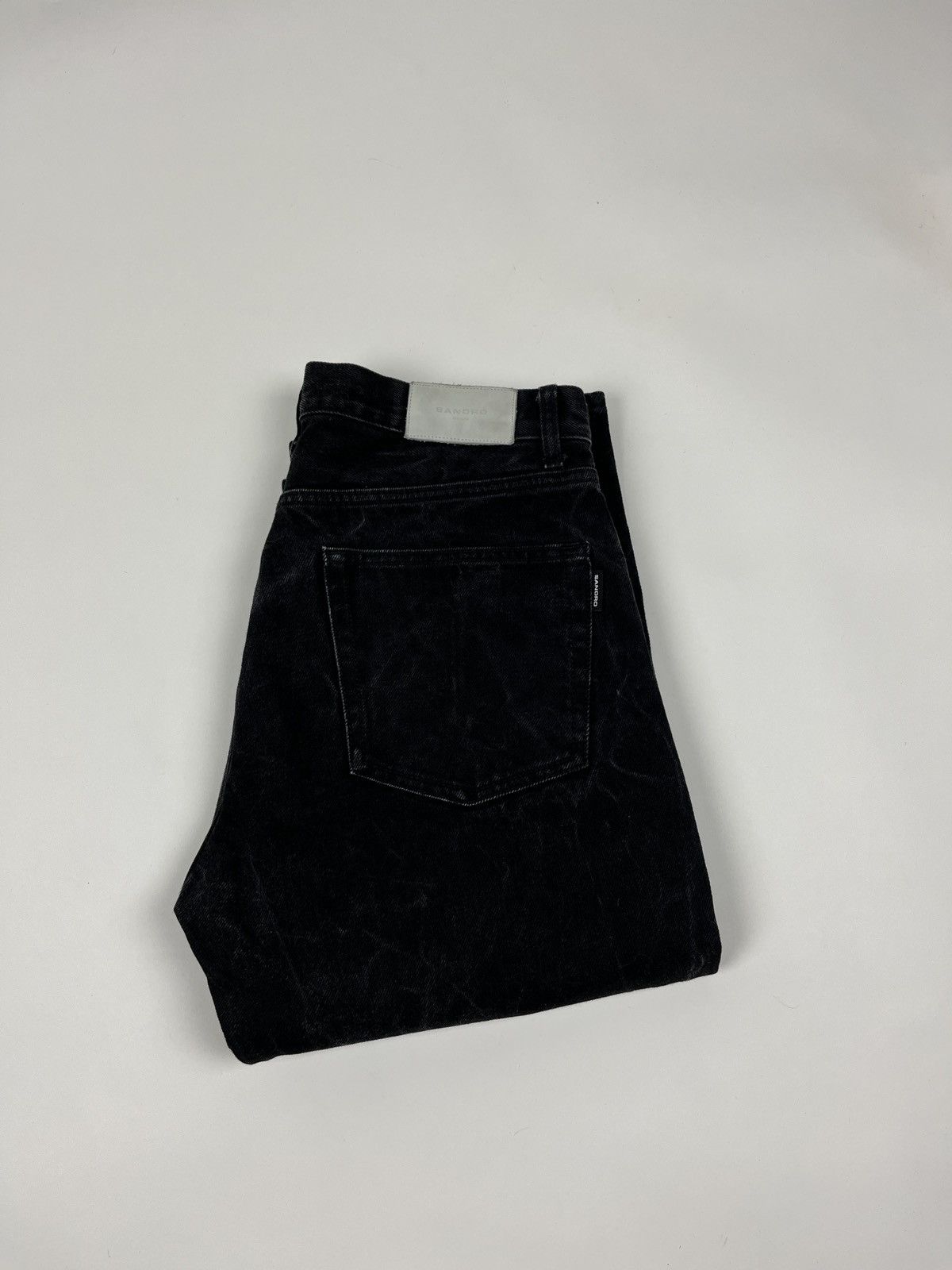 Sandro Sandro Paris Stonewash Denim Size US 34 / EU 50 - 2 Thumbnail