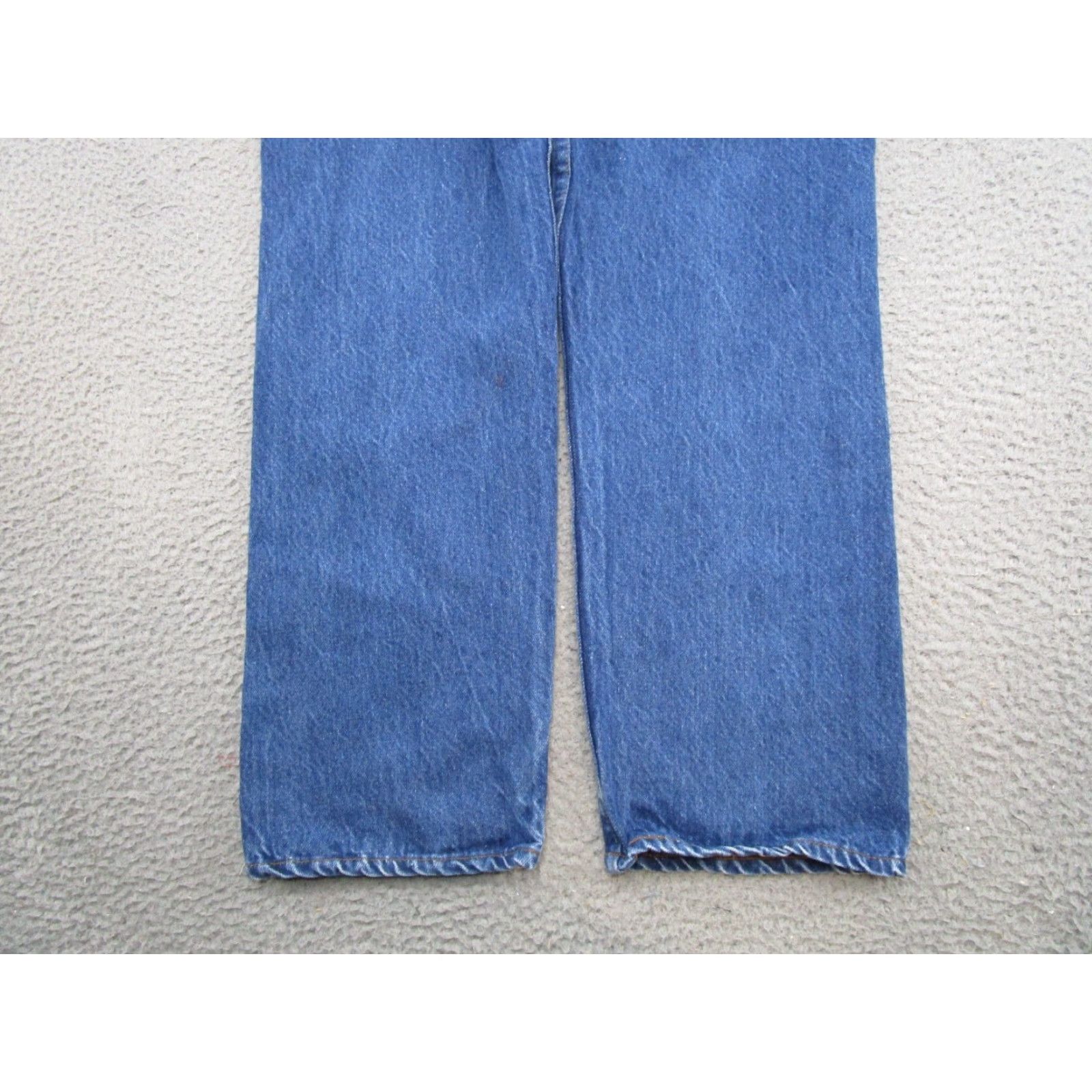Levi's VINTAGE Levi's 40505-0215 Blue Denim Orange Tab Mens Size 34x30 USA Made Straight Jeans Adult Mens Regular Blue Denim USA Vintage 405 Straight Jeans Size US 34 / EU 50 - 2 Thumbnail