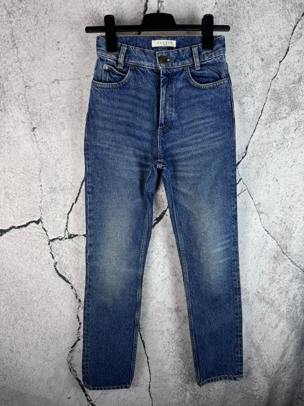 Sandro Denim Rare Pants Japan Style