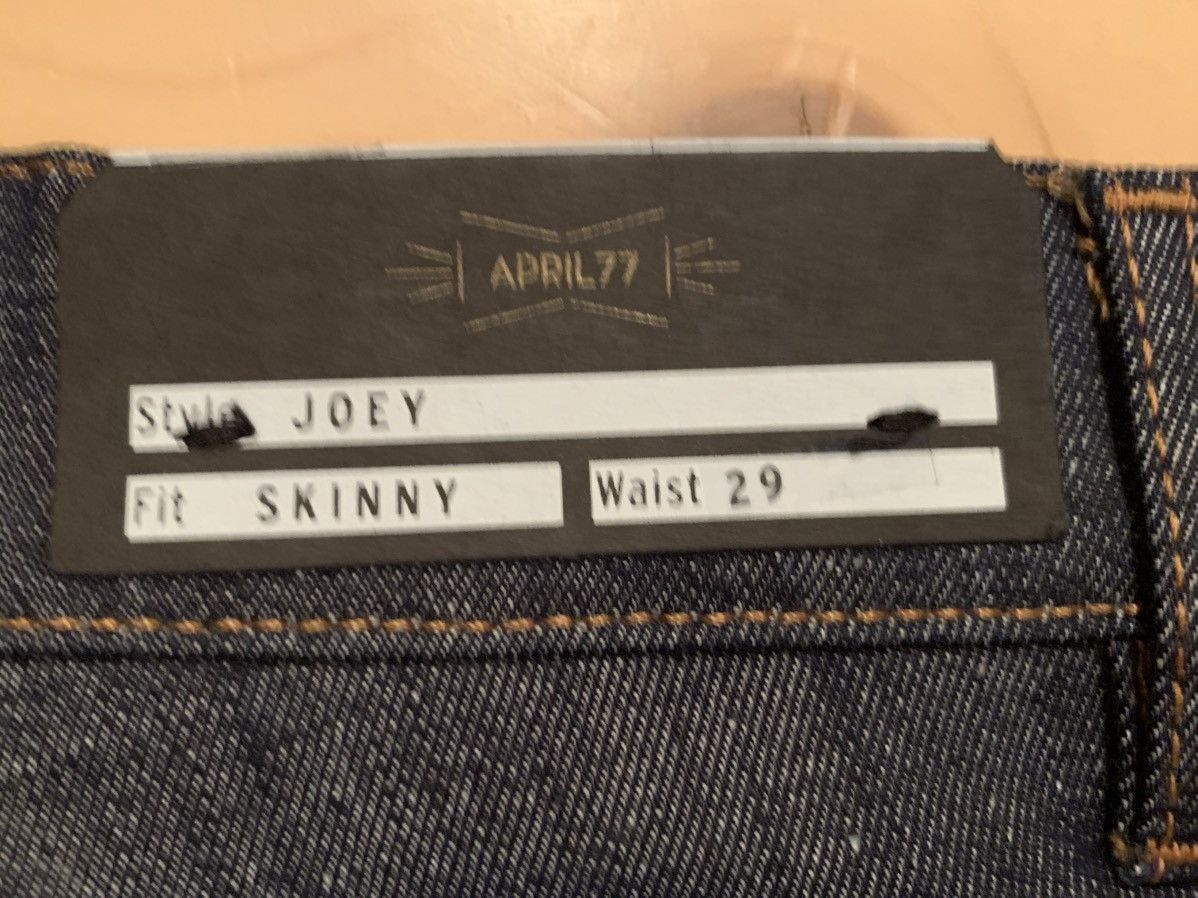 April 77 *RARE* Joey Raw Slub 30/30 Size US 30 / EU 46 - 10 Thumbnail