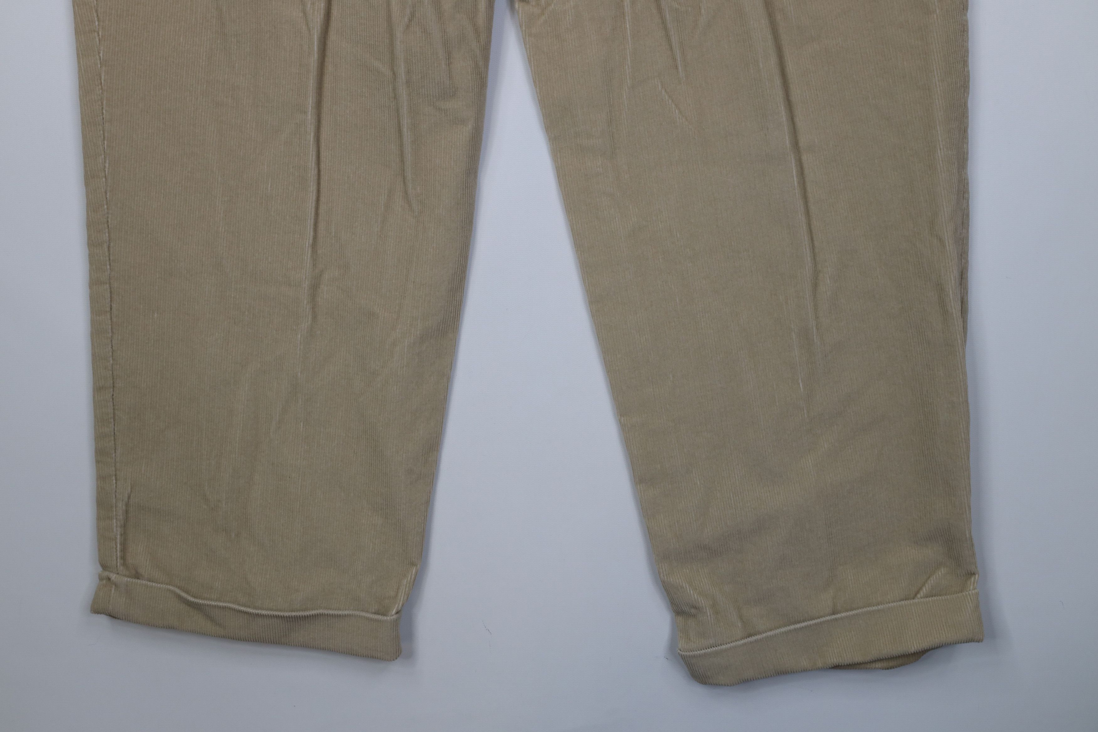 Lands' End Vintage 90s Y2K Lands End Wide Leg Corduroy Chino Pants Size US 38 / EU 54 - 10 Thumbnail