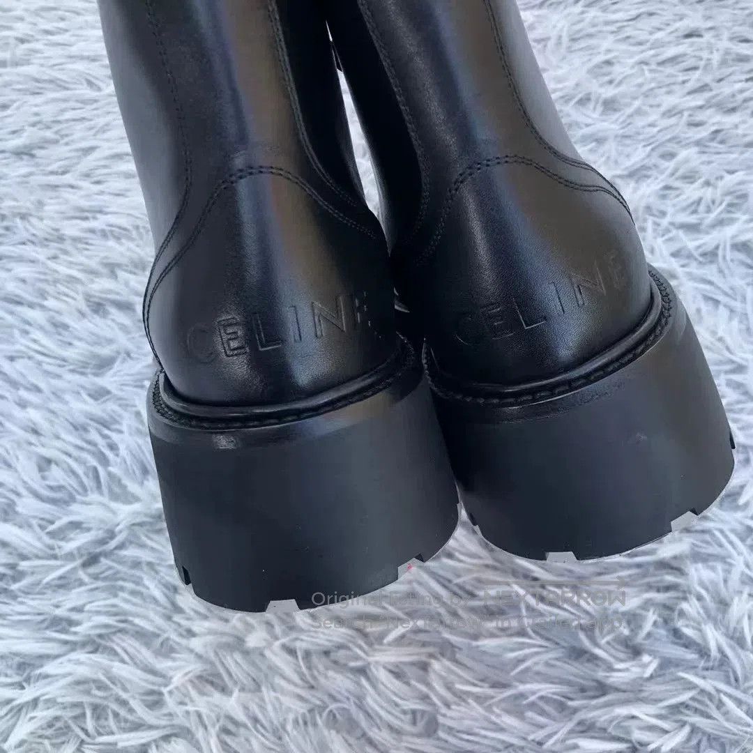 Celine Celine 22SS Leather Rivet Logo Boots. Size US 7 / EU 40 - 5 Thumbnail