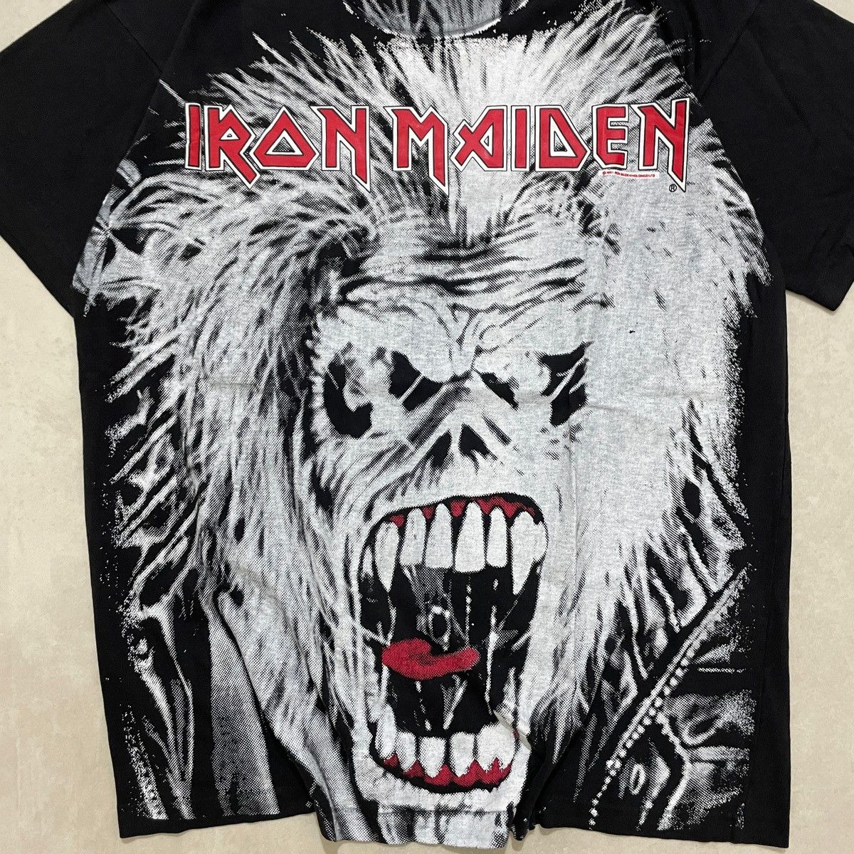 Band Tees Iron maiden 1991 all over print tee Size US L / EU 52-54 / 3 - 2 Thumbnail