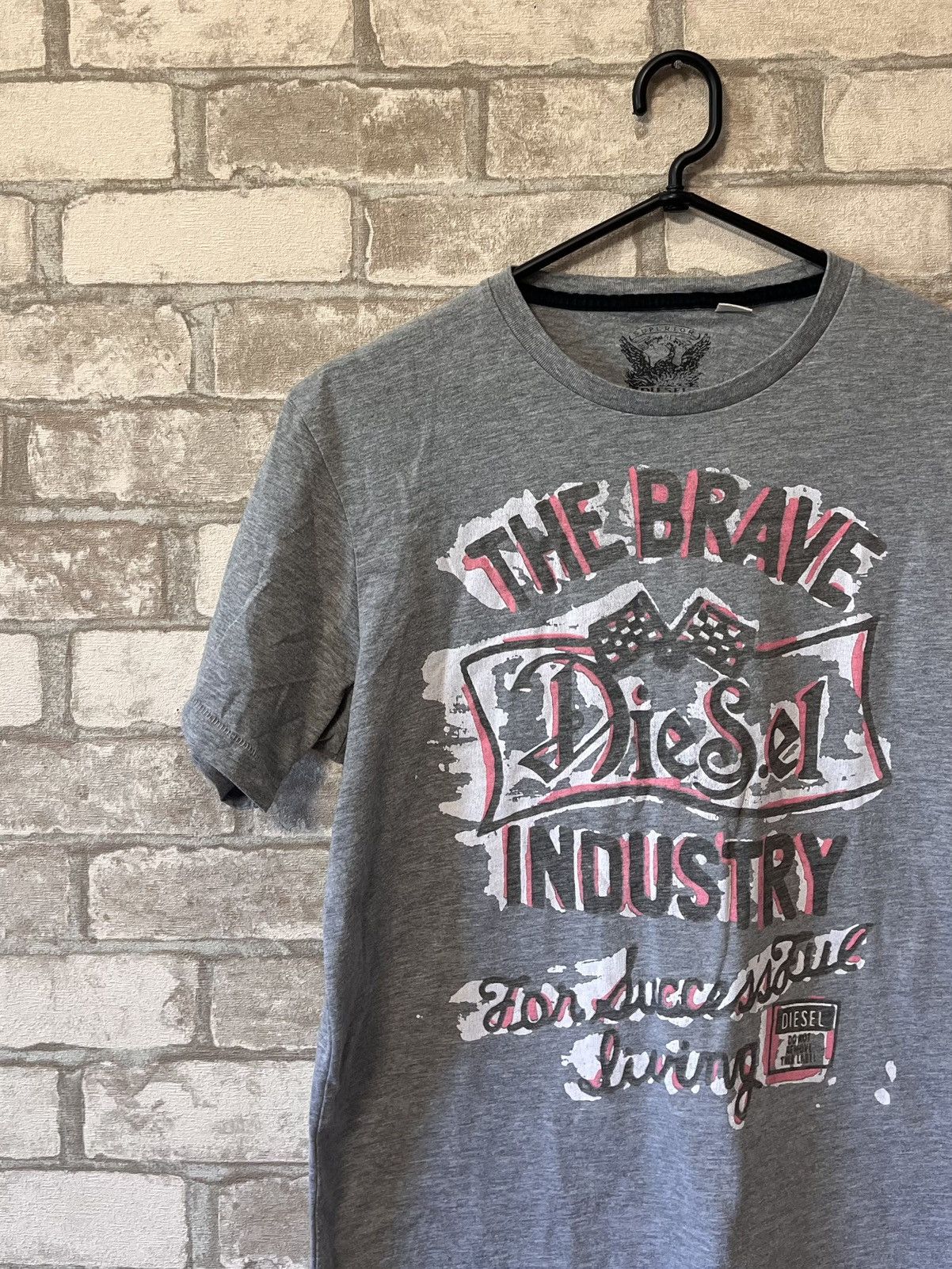 Diesel × Diesel Black Gold × Vintage 🇮🇹Vintage y2k avantgarde Diesel Tee Shirt Size US M / EU 48-50 / 2 - 2 Thumbnail