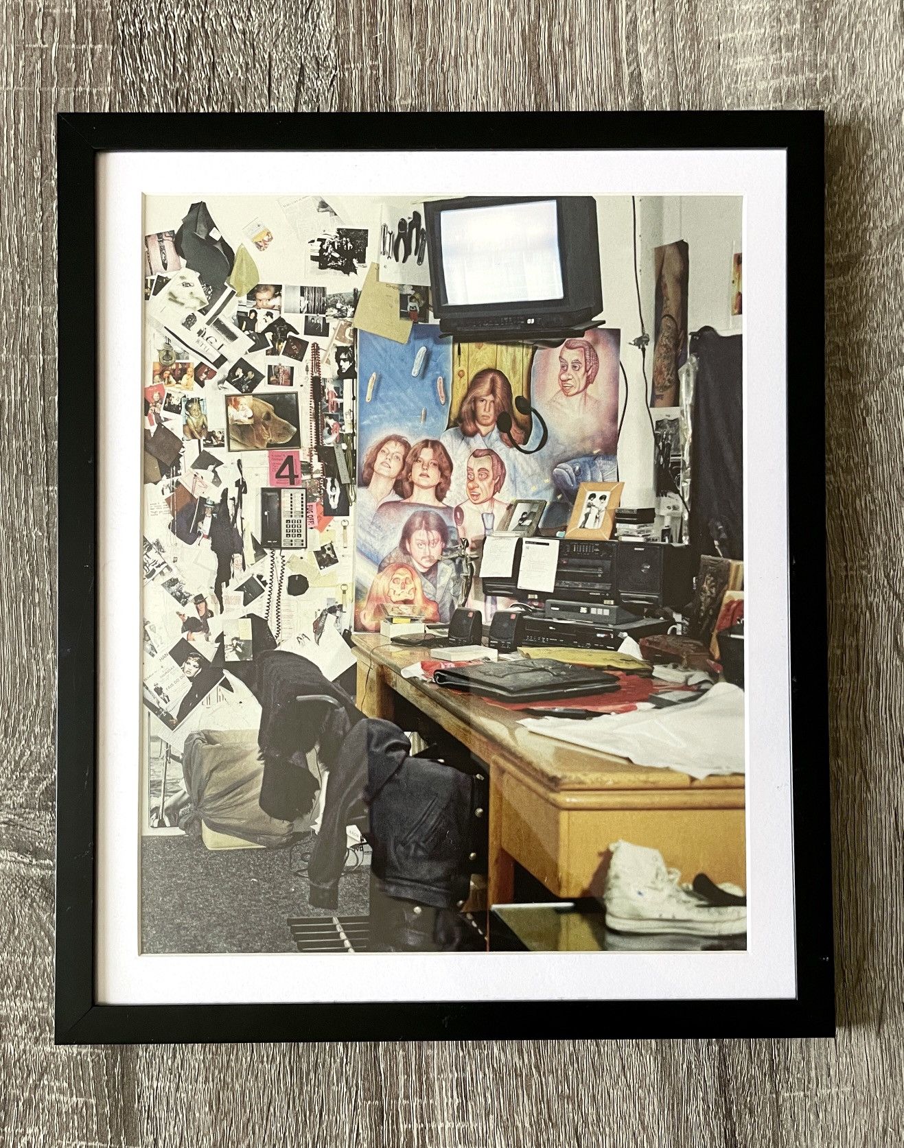 Chrome Hearts × Vintage Chrome Hearts messy room 9x11 cutout Framed poster Size ONE SIZE - 1 Thumbnail