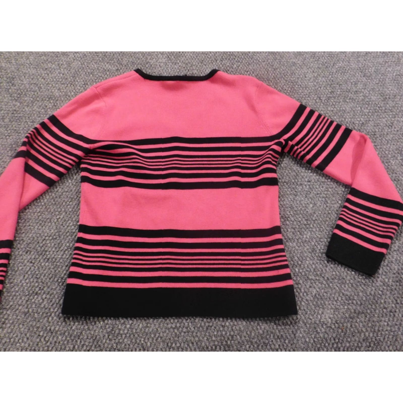 Pinko Gear Womens Sweater Small pink cardigan stretch knitwear Size L / US 10 / IT 46 - 7 Thumbnail