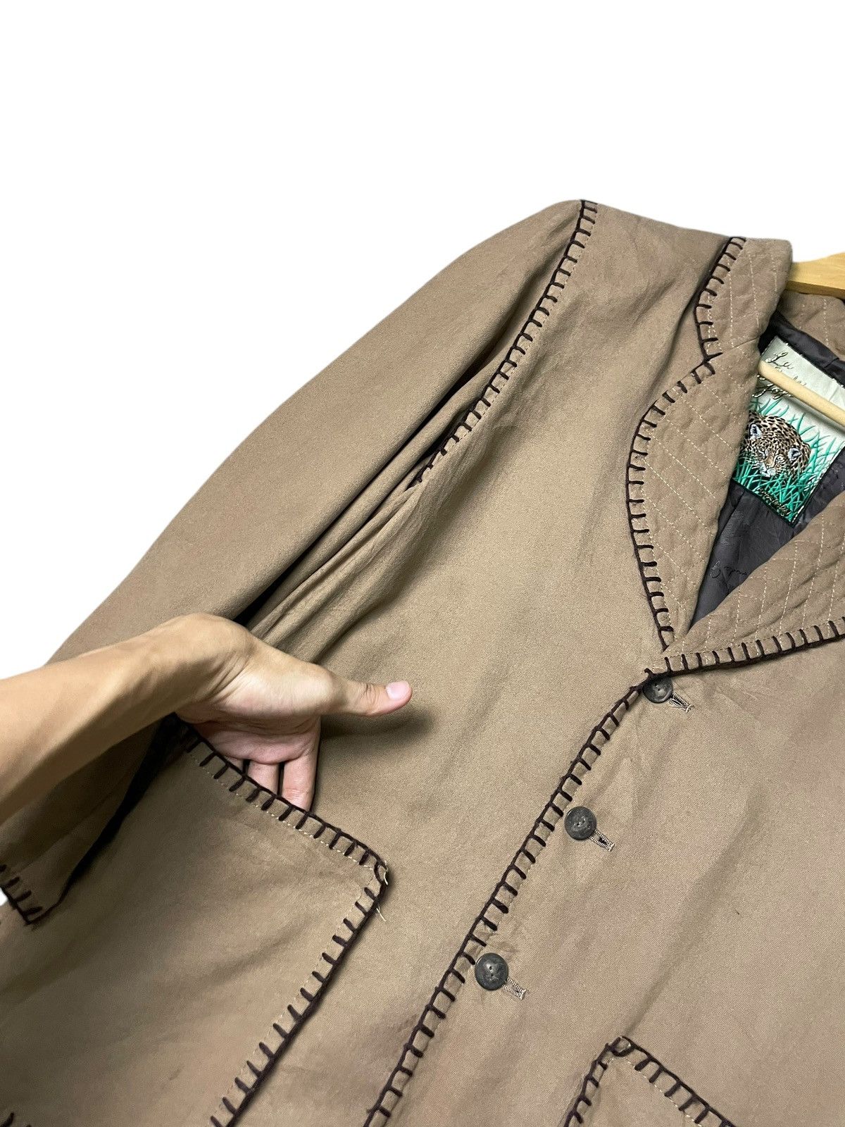 Japanese Brand × Vintage Itariya La Moda Goji Light Coat (77) Size US S / EU 44-46 / 1 - 3 Thumbnail