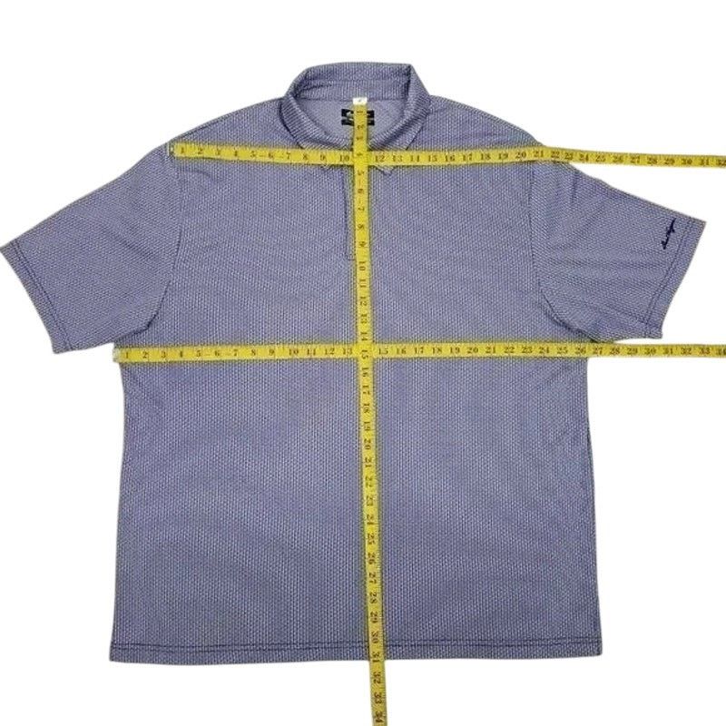 Hogan Ben Hogan Performance Polo Golf Shirt Short Sleeve Geo Print Size US XXL / EU 58 / 5 - 11 Thumbnail