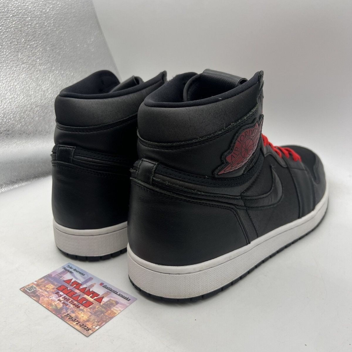 Nike Air Jordan 1 high black gym red Size US 14 / EU 47 - 5 Thumbnail