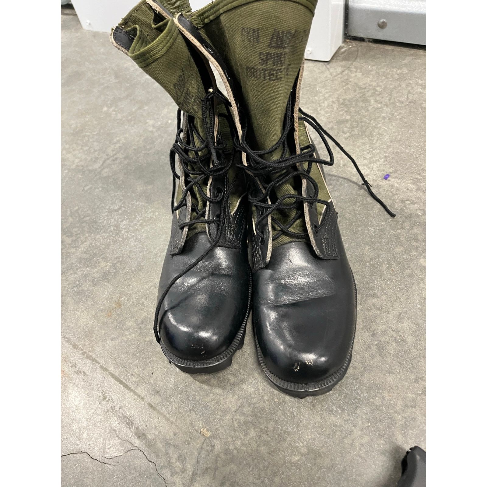Spire VINTAGE VIETNAM ERA BOOTS US ARMY JUNGLE COMBAT Size US 6.5 / EU 39-40 - 4 Thumbnail