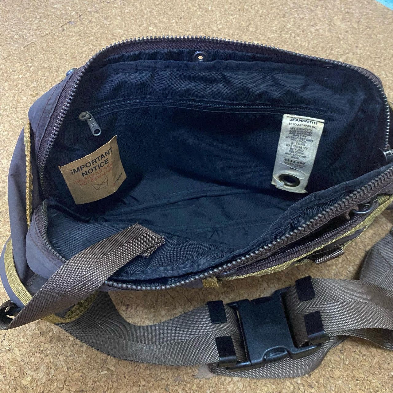Japanese Brand TOUGH JEANSMITH crossbody waist multi pocket military bag Size ONE SIZE - 6 Thumbnail