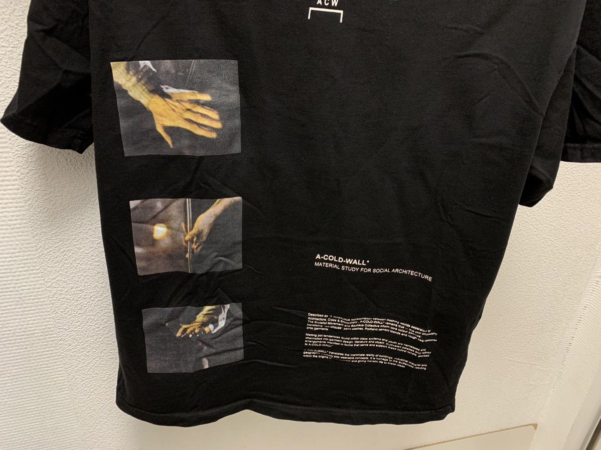 A-COLD-WALL* ACW A COLD WALL material study black full print t-shirt M sz Size US M / EU 48-50 / 2 - 3 Thumbnail