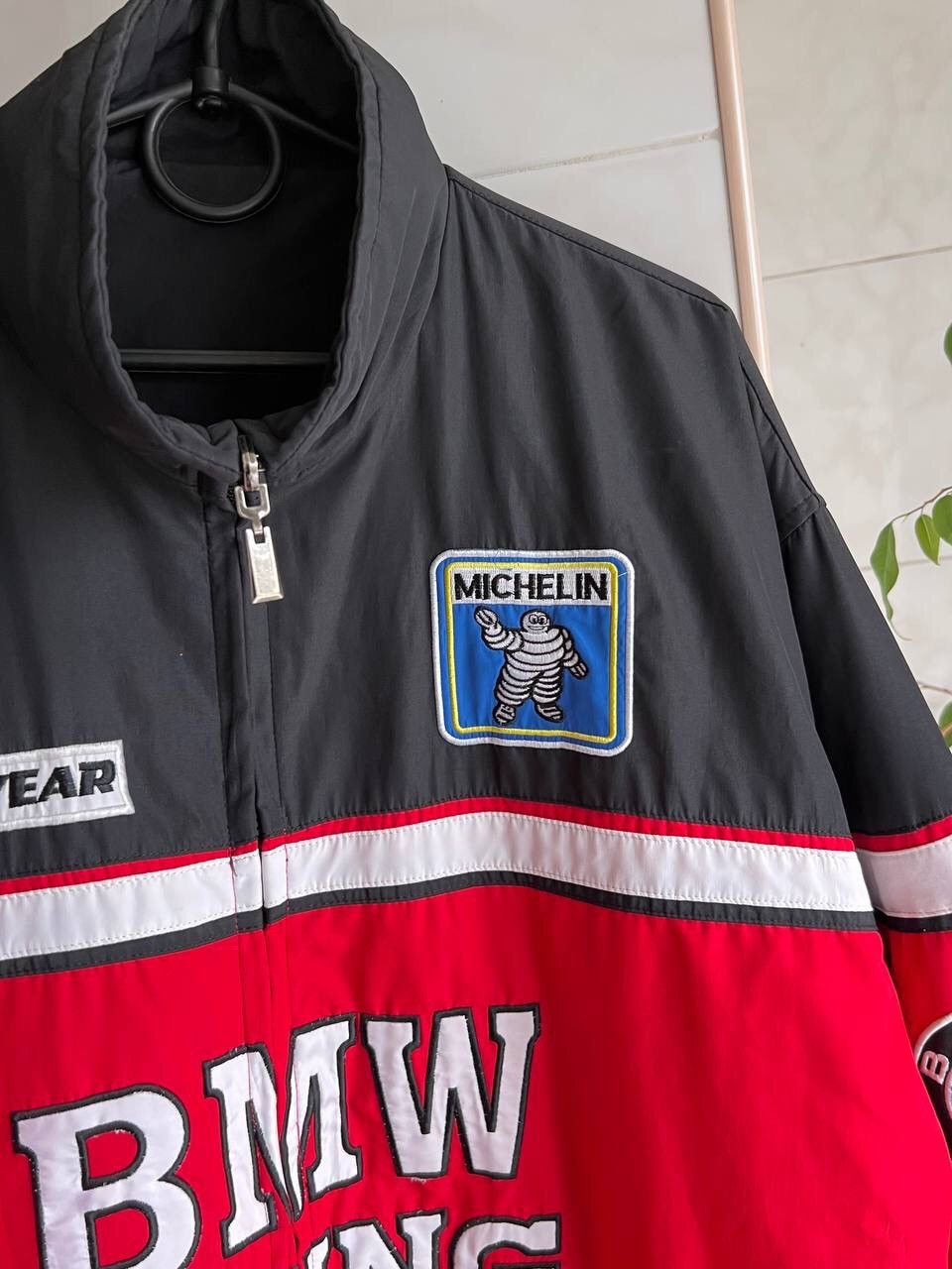 Vintage Vintage 90s BMW Racing Team Jacket Size XL Two side Size US XL / EU 56 / 4 - 4 Thumbnail