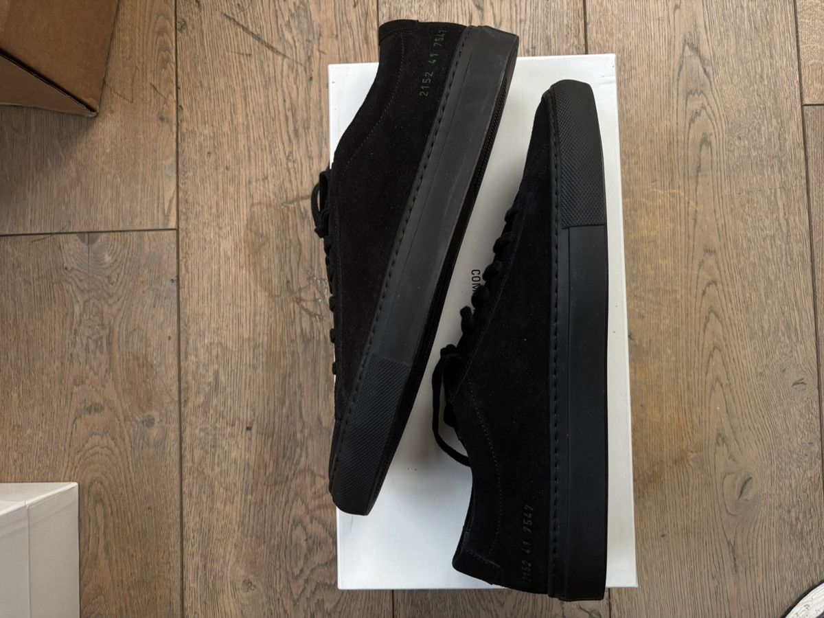 Common Projects Common Projects Achilles Triple Black Suede US8 Brand new Size US 8 / EU 41 - 7 Thumbnail